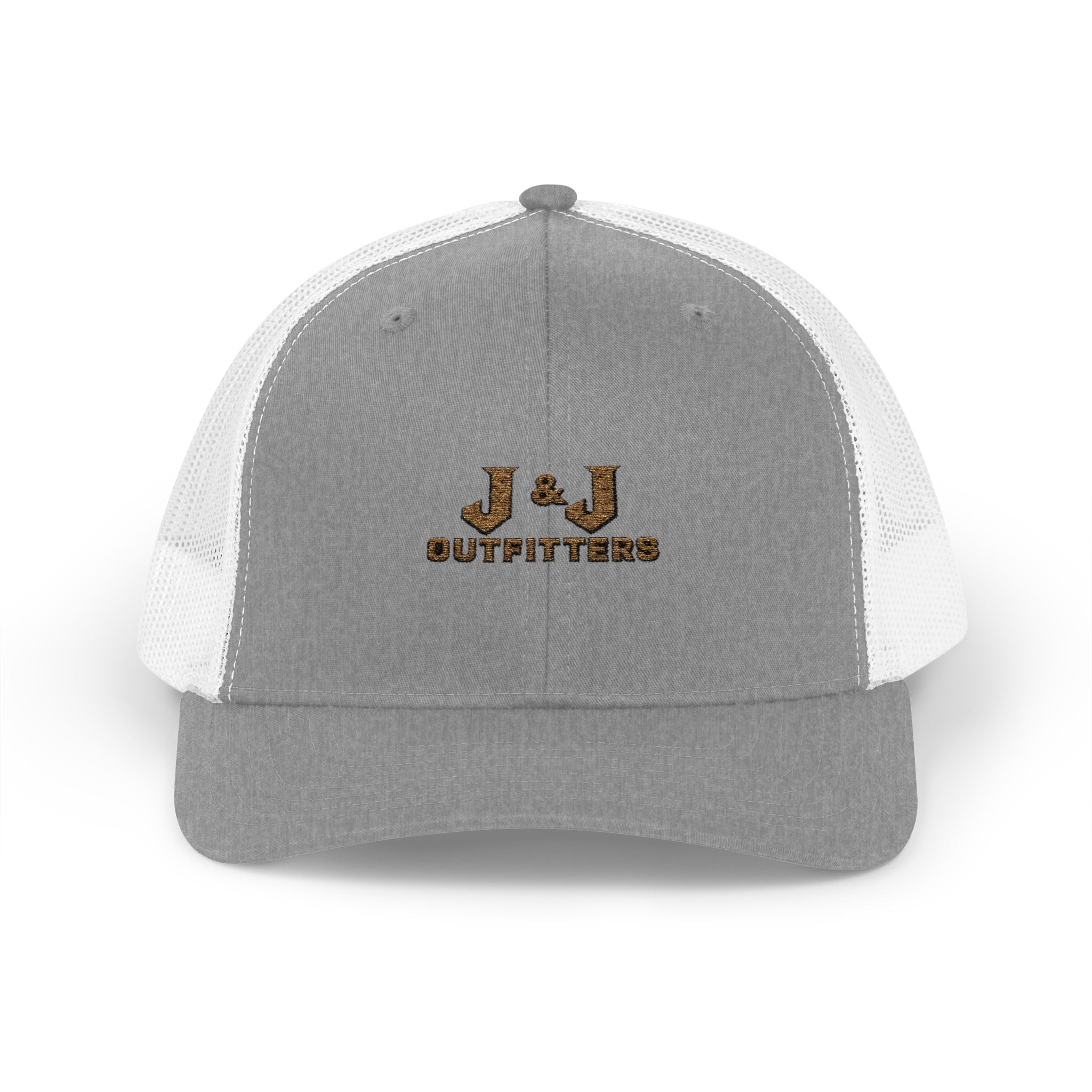 Trucker Cap - 'J & J Outfitters' Leopard Logo Snapback