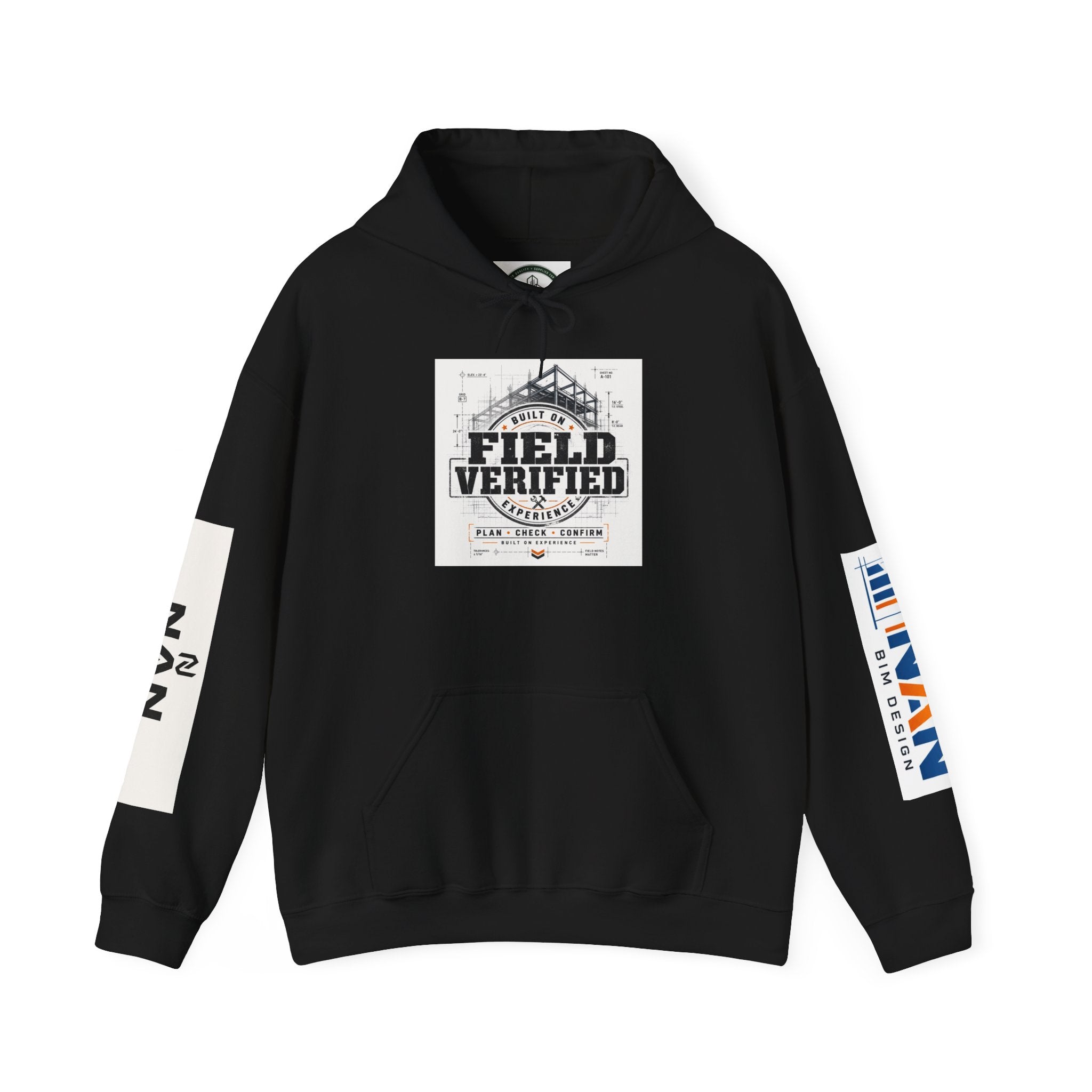 Field Verified Hoodie — NAN Construction Logo Hooded Sweatshirt