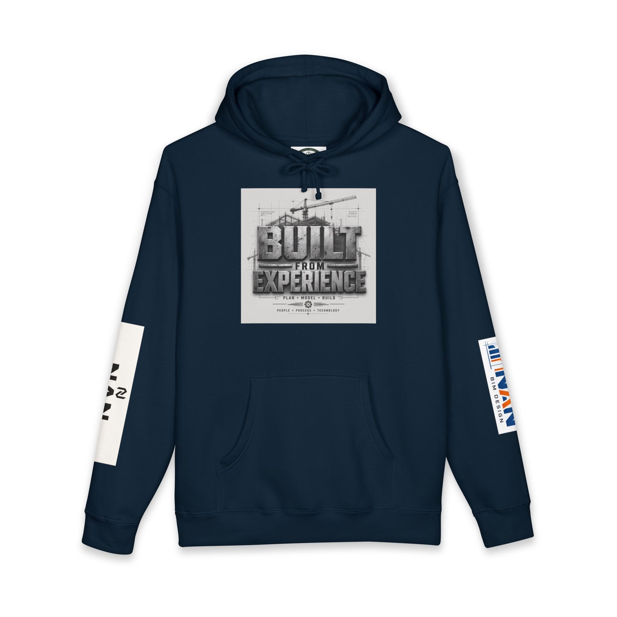 Hoodie — "Built From Experience" Minimalist Crew: Established 2026 Hooded Sweatshirt