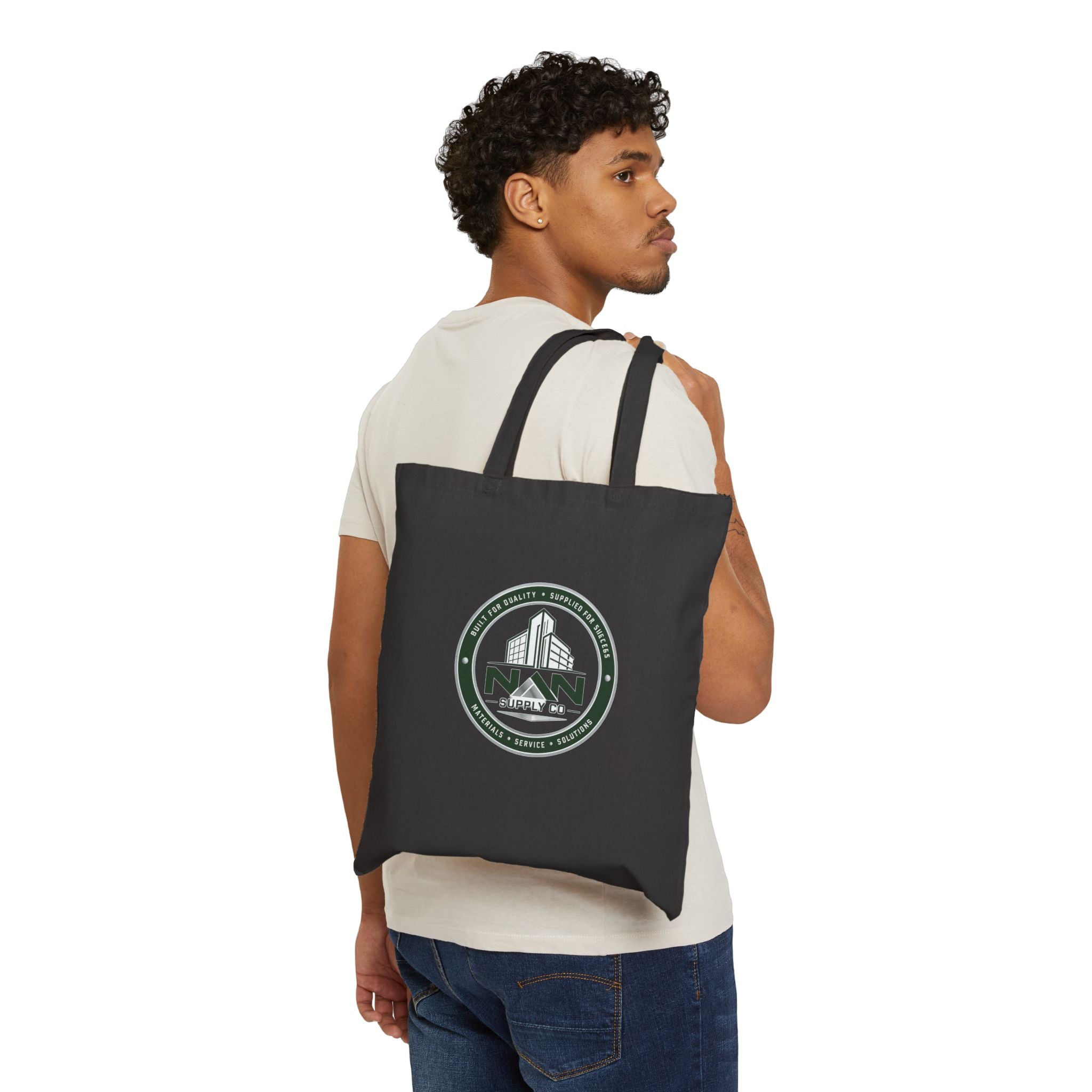 Canvas Tote Bag — "Because Little People Make a Big Difference" Kids Teacher Gift