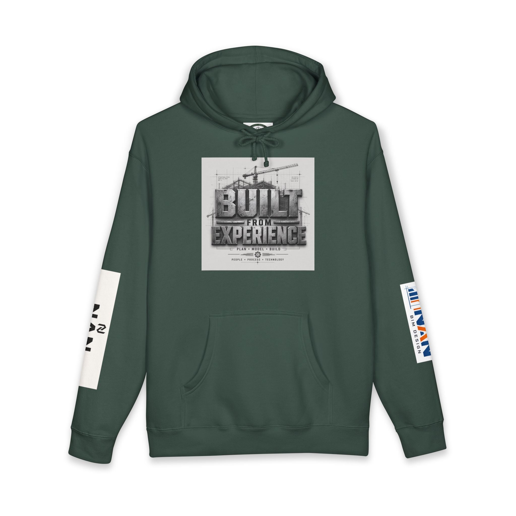 Hoodie — "Built From Experience" Minimalist Crew: Established 2026 Hooded Sweatshirt