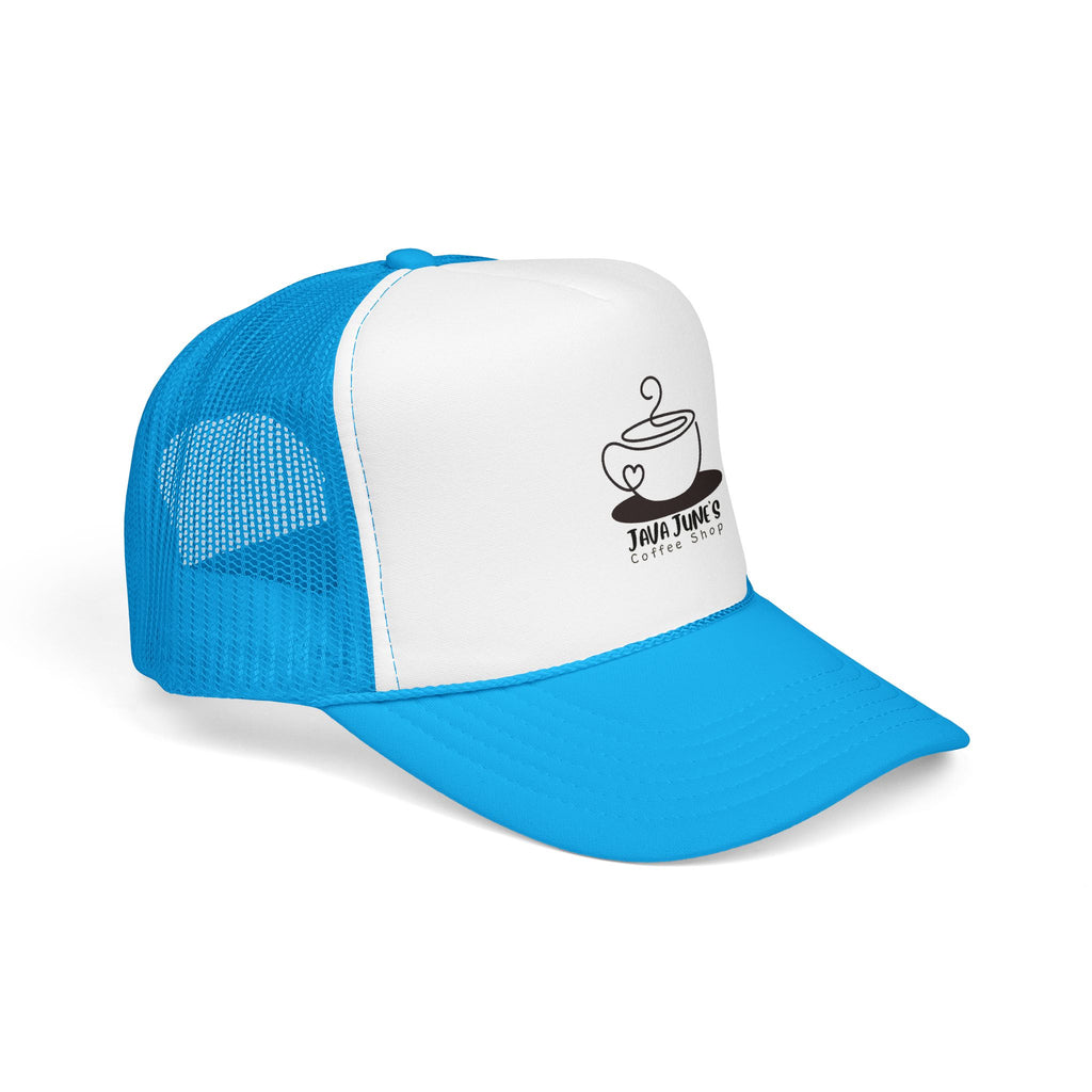 Coffee Shop Trucker Hat – Java June’s Logo Foam Cap
