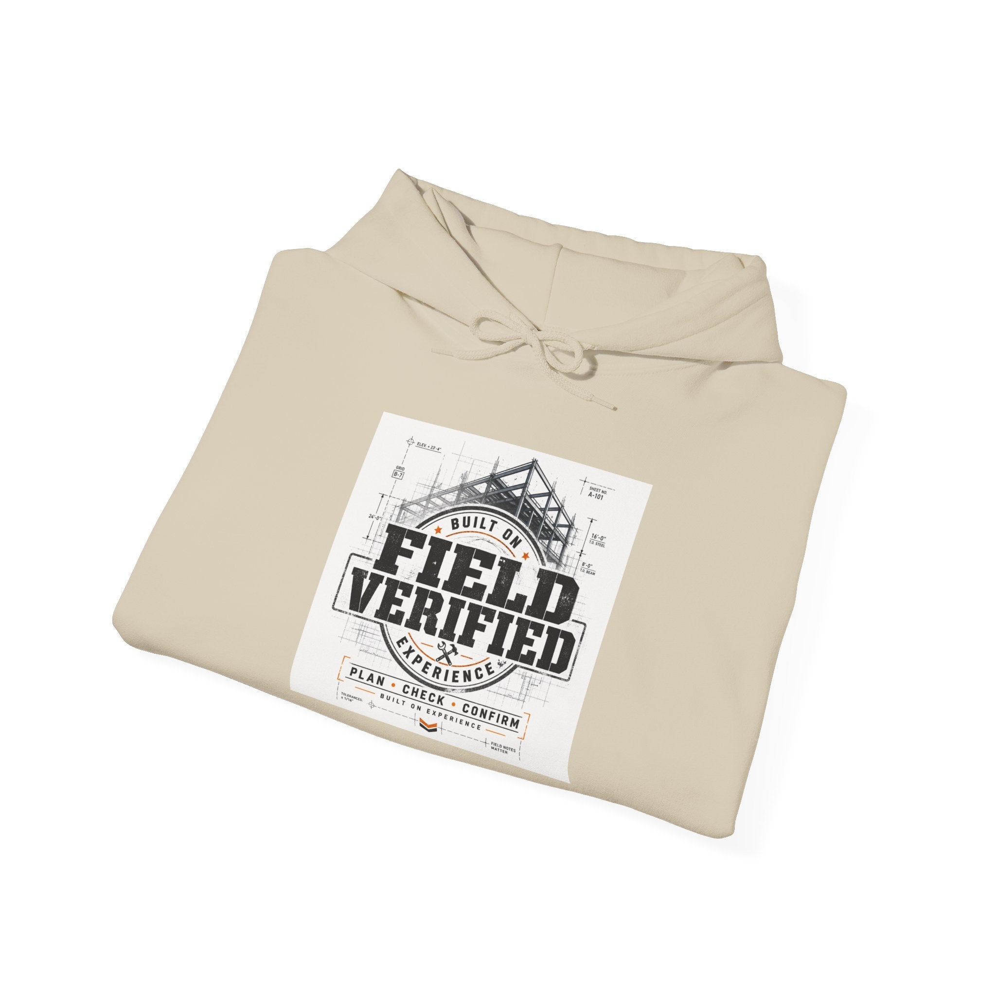 Field Verified Hoodie — NAN Construction Logo Hooded Sweatshirt