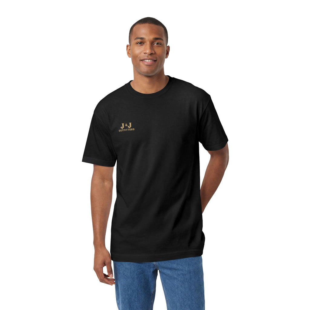 J&J Outfitters Rifle Logo Tee — Hunting Graphic T-Shirt
