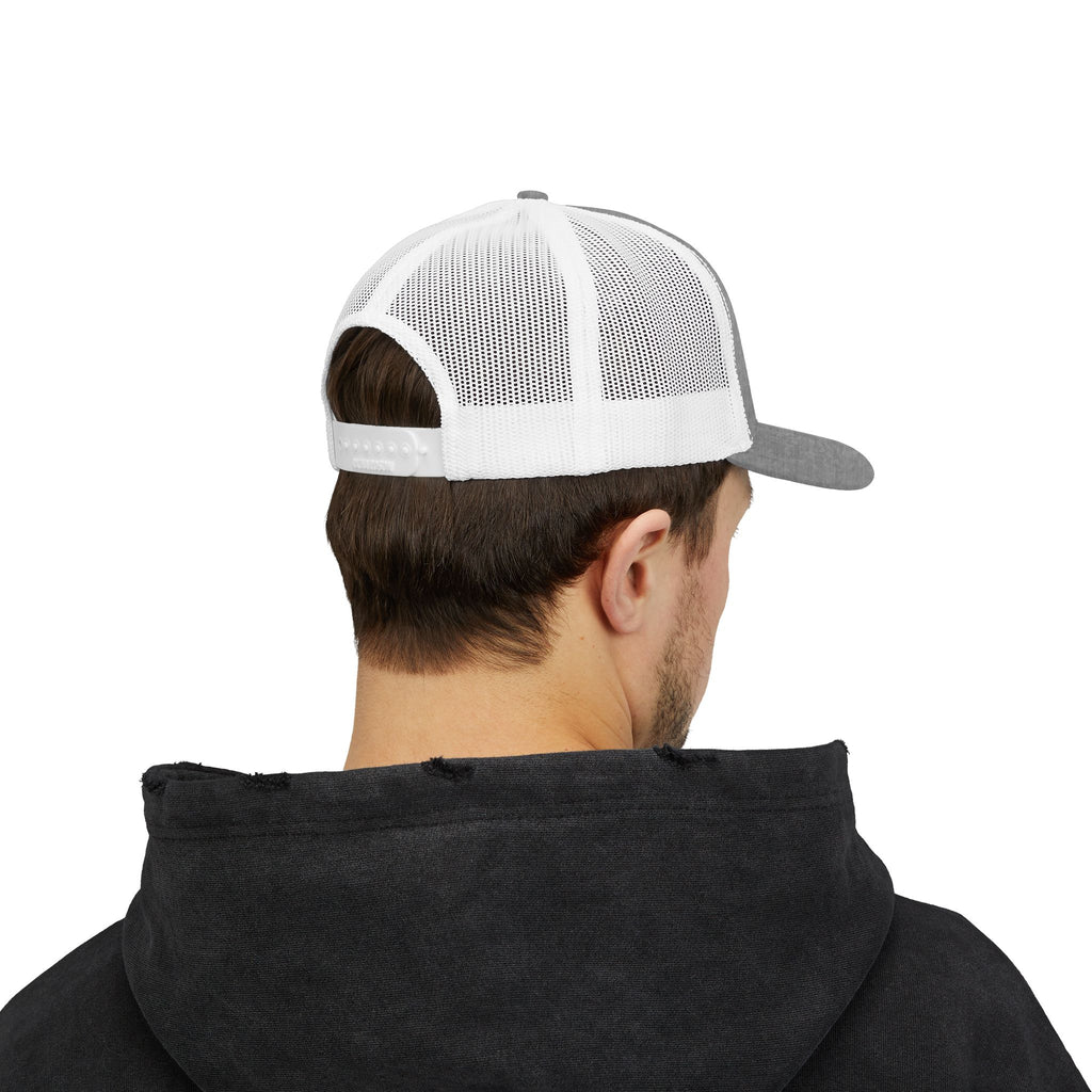 Trucker Cap - 'J & J Outfitters' Leopard Logo Snapback