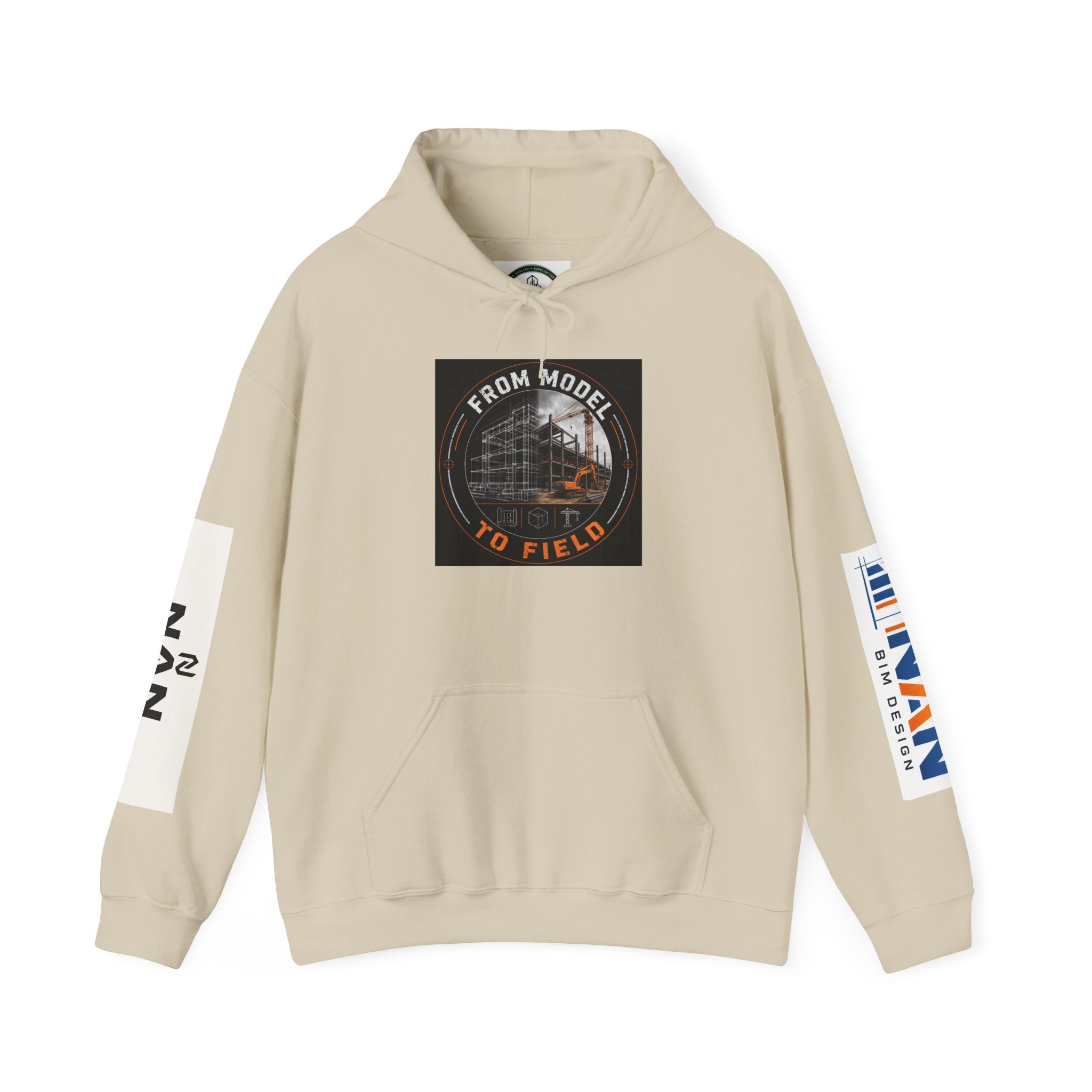 Hoodie — "From Model to Field" Branded Workwear