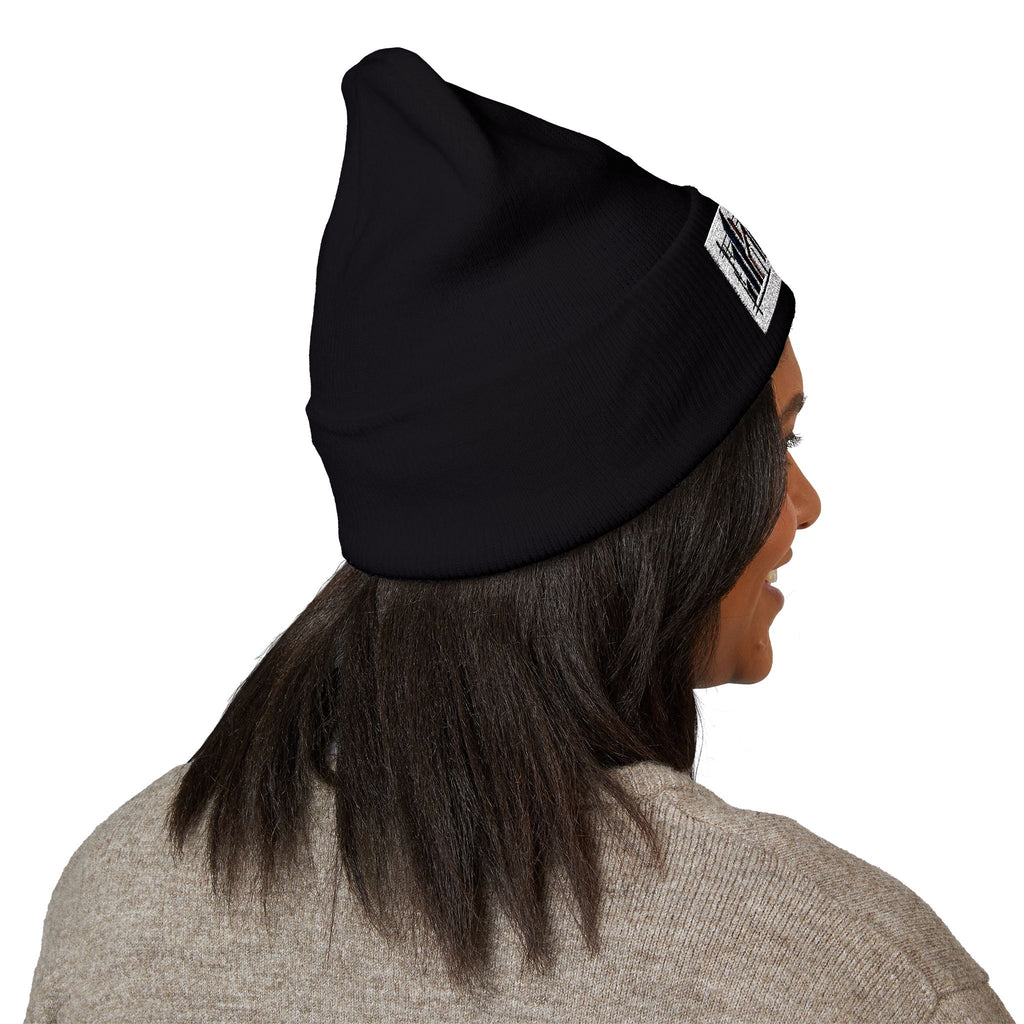 Embroidered "Nan" Classic Cuffed Beanie — Cozy Winter Hat for Grandmother Gifts