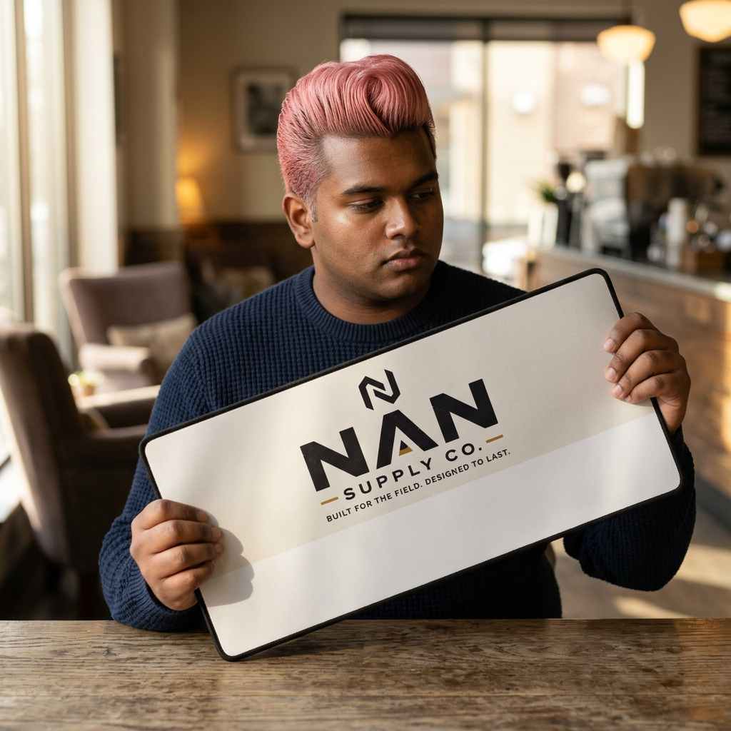 NAN Supply Co. Branded Desk Mat — Large Gaming/Office Mouse Pad