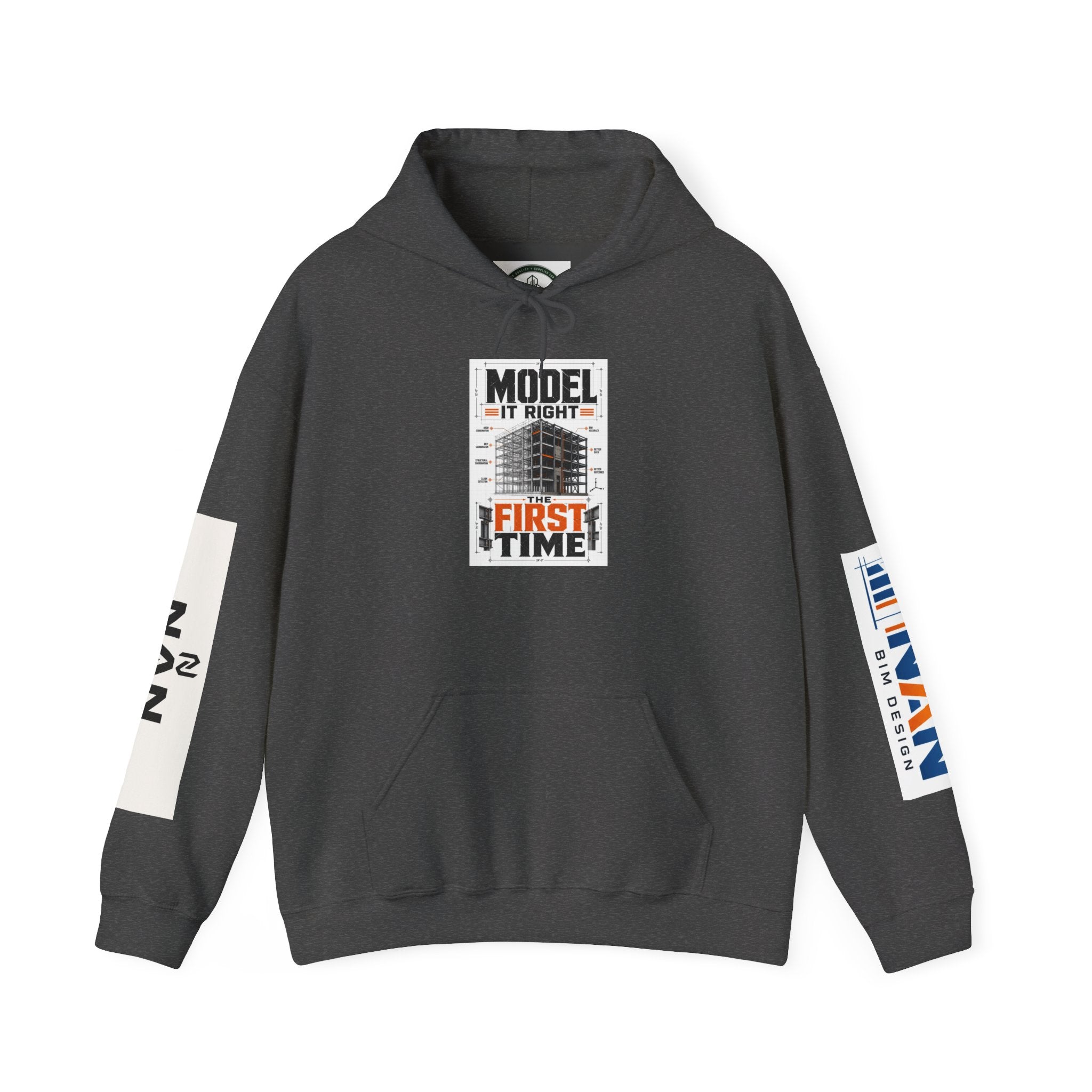 Model It Right Hoodie — NAN First Time Logo Pullover