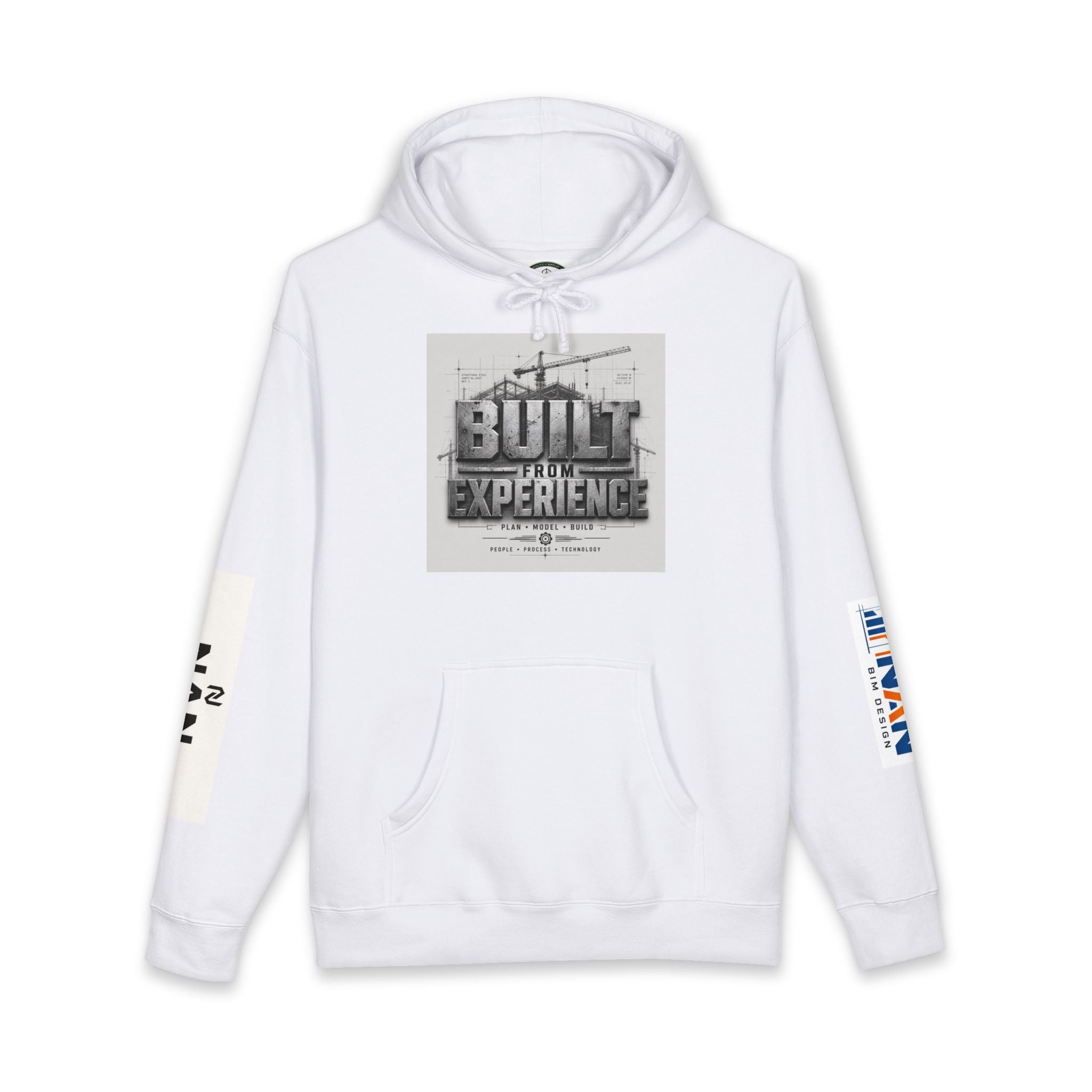 Hoodie — "Built From Experience" Minimalist Crew: Established 2026 Hooded Sweatshirt