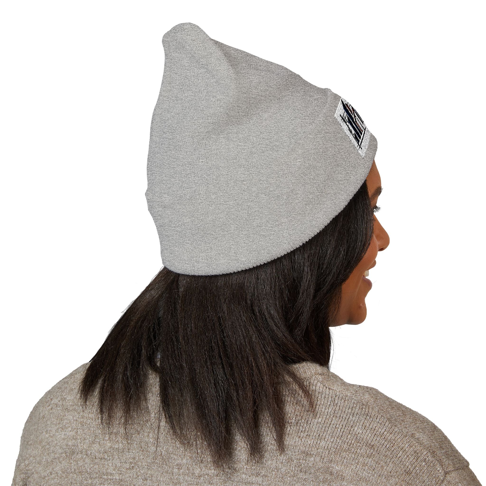 Embroidered "Nan" Classic Cuffed Beanie — Cozy Winter Hat for Grandmother Gifts