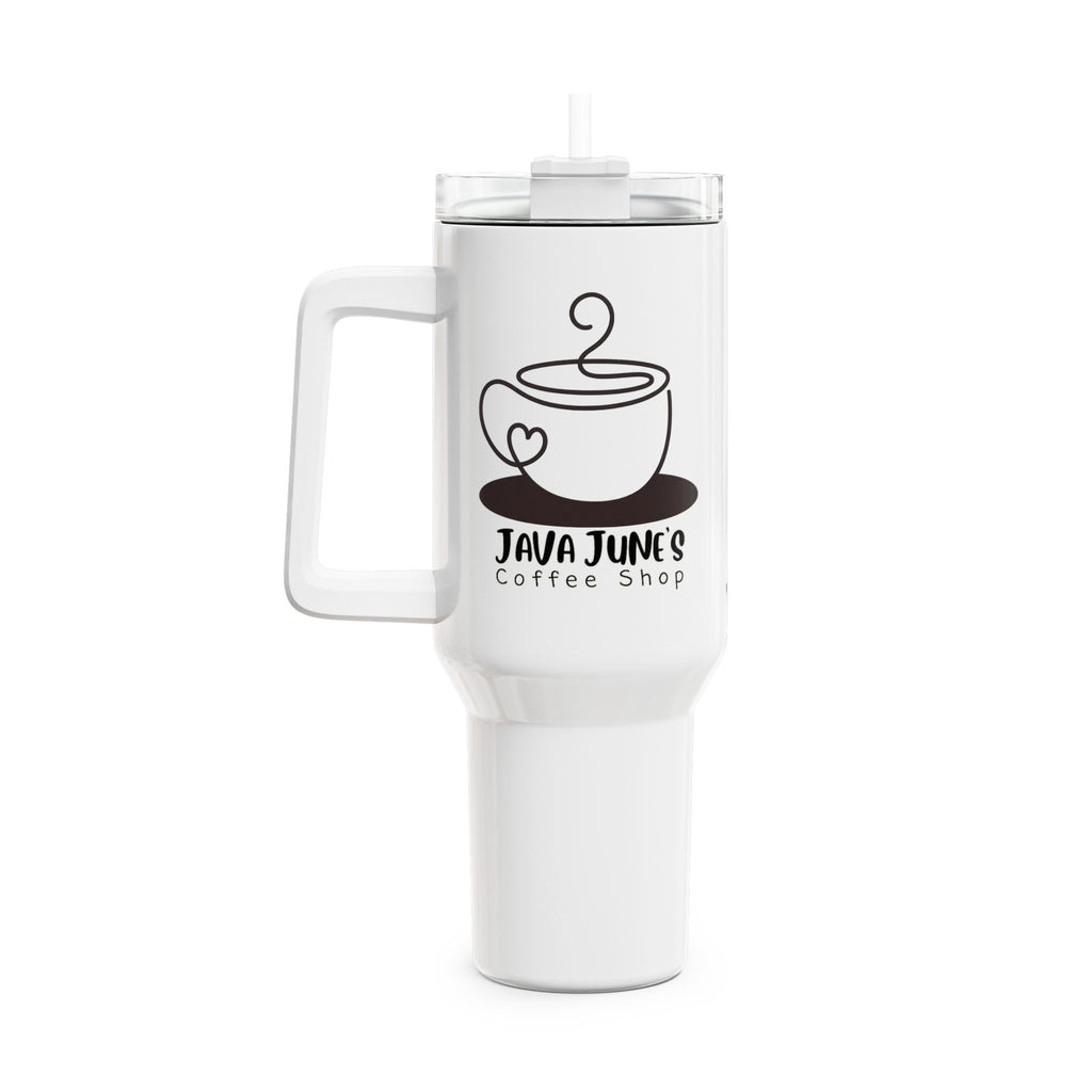 DRAFT 40oz Coffee Tumbler - Java June's Coffee Shop Insulated Travel Mug