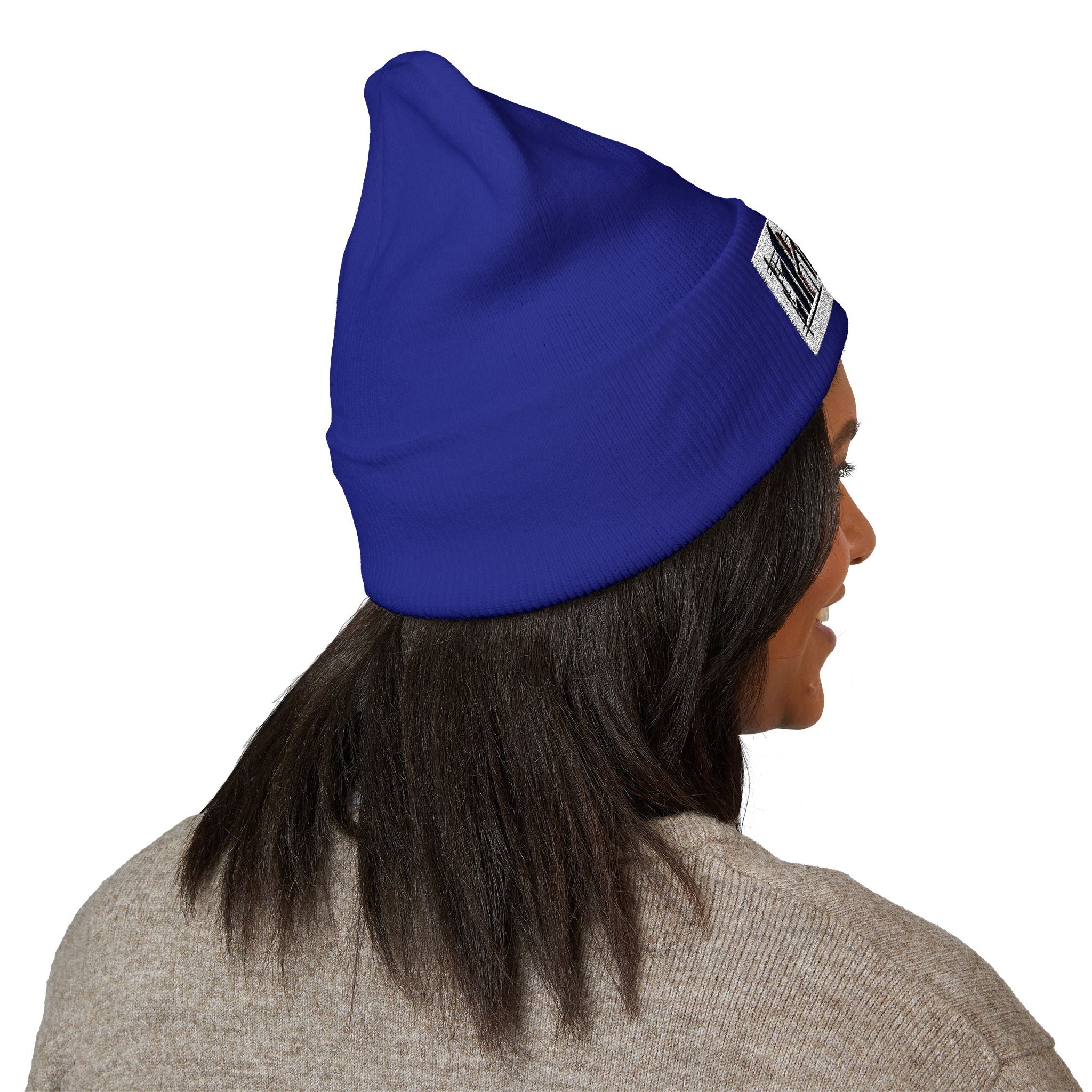 Embroidered "Nan" Classic Cuffed Beanie — Cozy Winter Hat for Grandmother Gifts