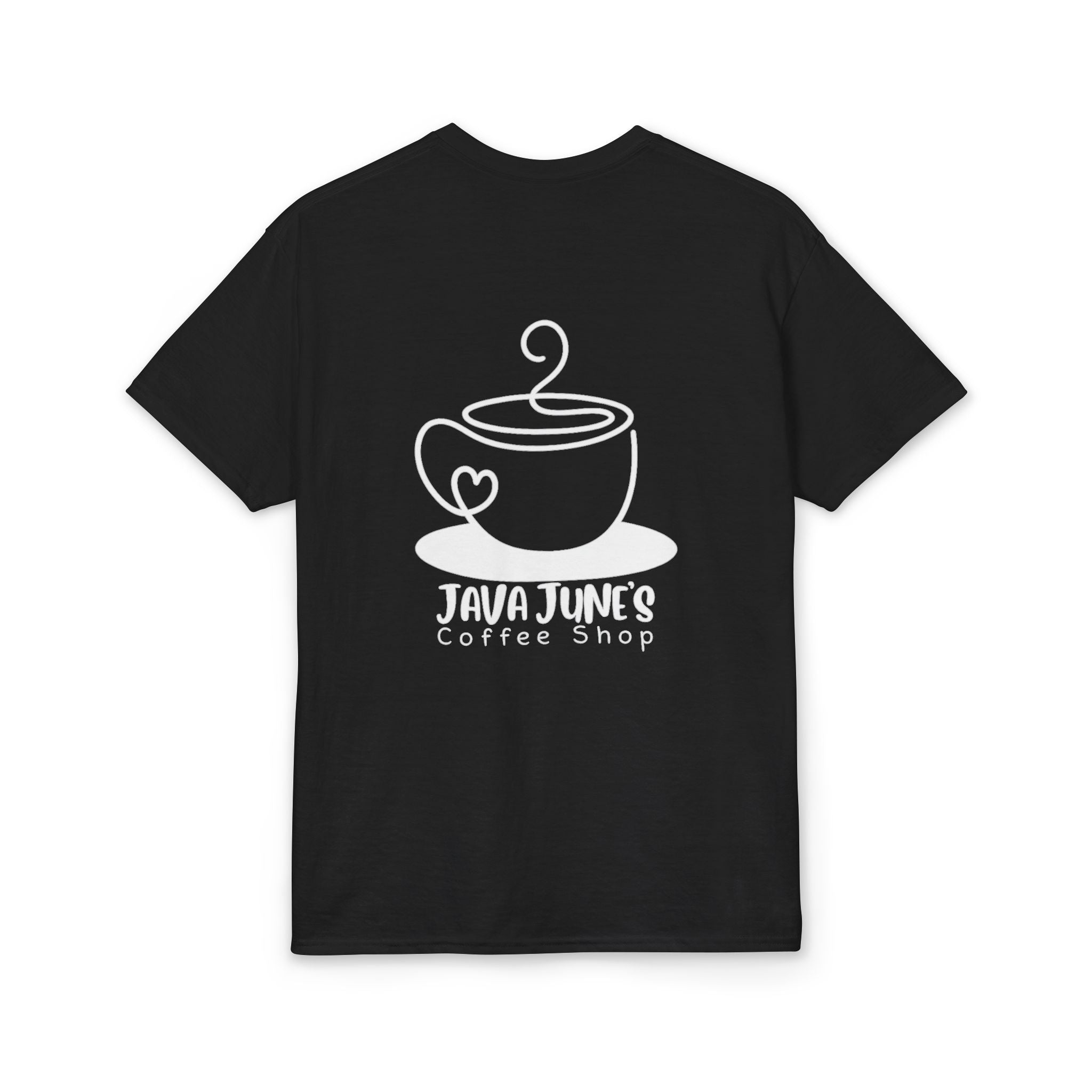 PREMIUM DRAFT Coffee Shop T-Shirt – "Java June's Coffee Shop" Logo Tee