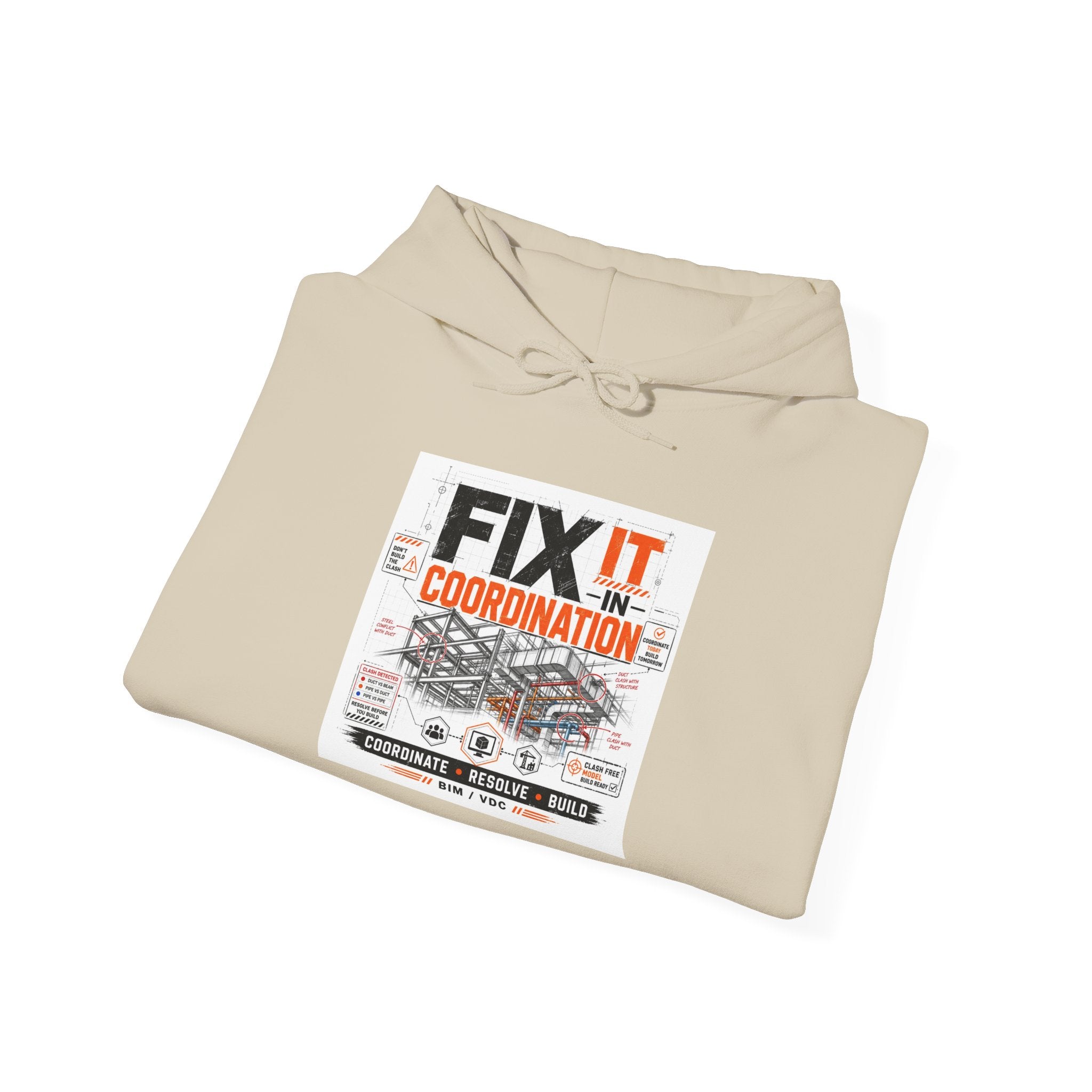 FIX IT IN CORDINATION Hoodie — NAN First Time Logo Pullover