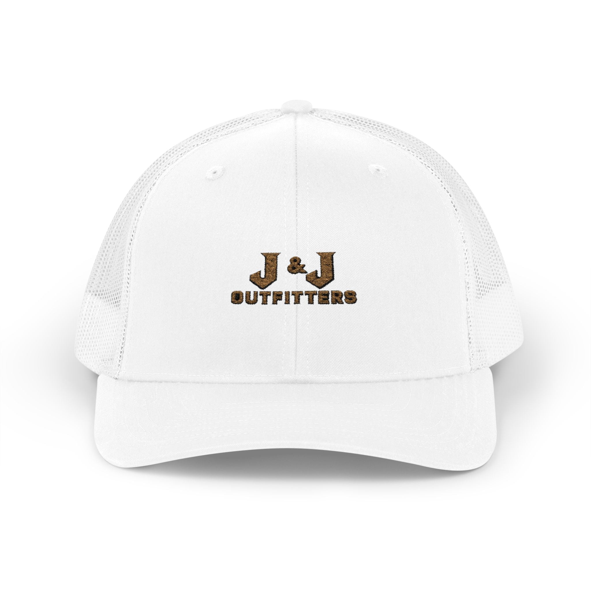 Trucker Cap - 'J & J Outfitters' Leopard Logo Snapback