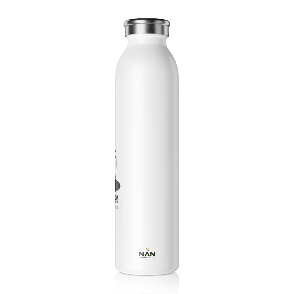 DRAFT Slim Water Bottle — "Java June's Coffee Shop" Branded Stainless Steel Bottle