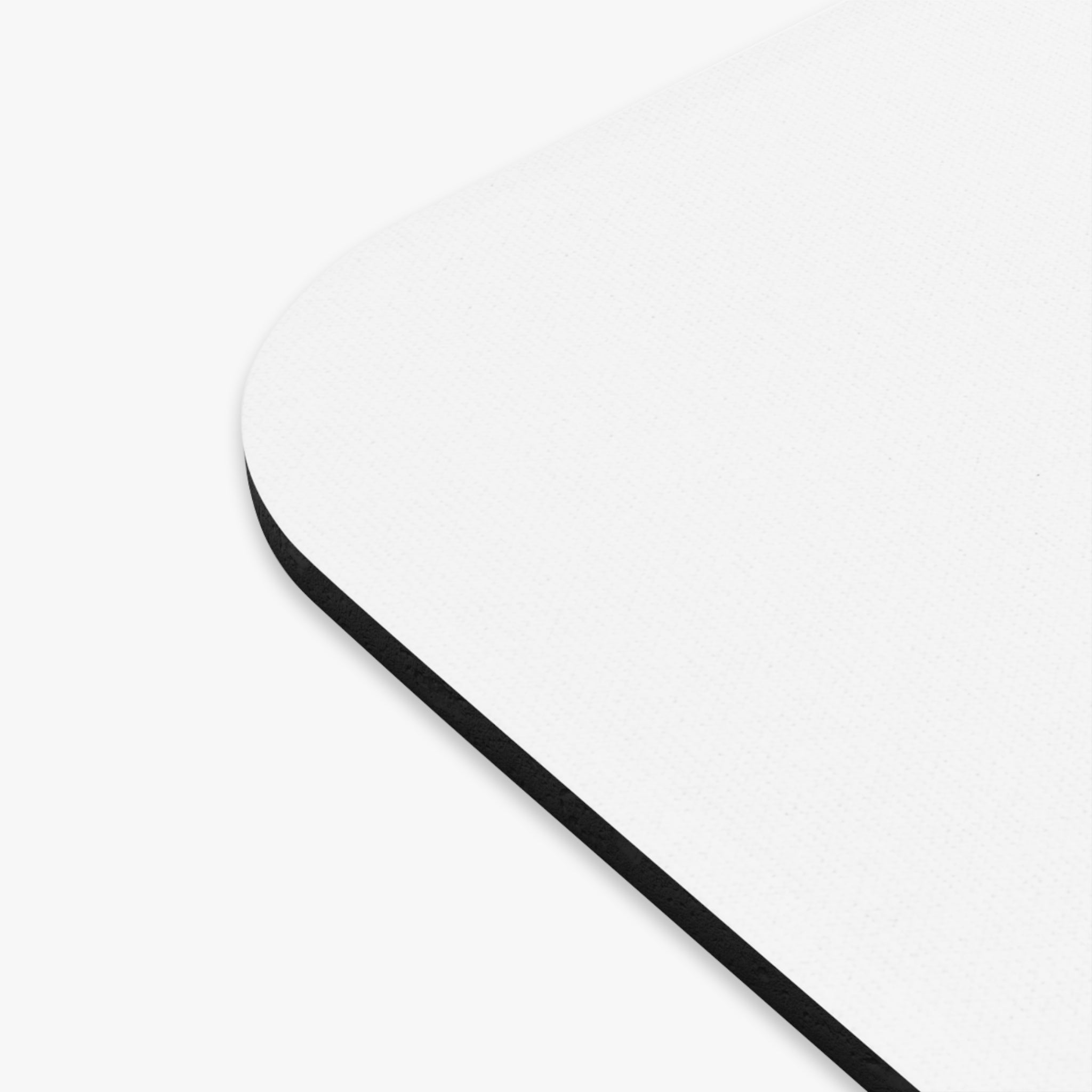 Mouse Pad — Minimal White Desk Mousepad with 'north & main' Logo