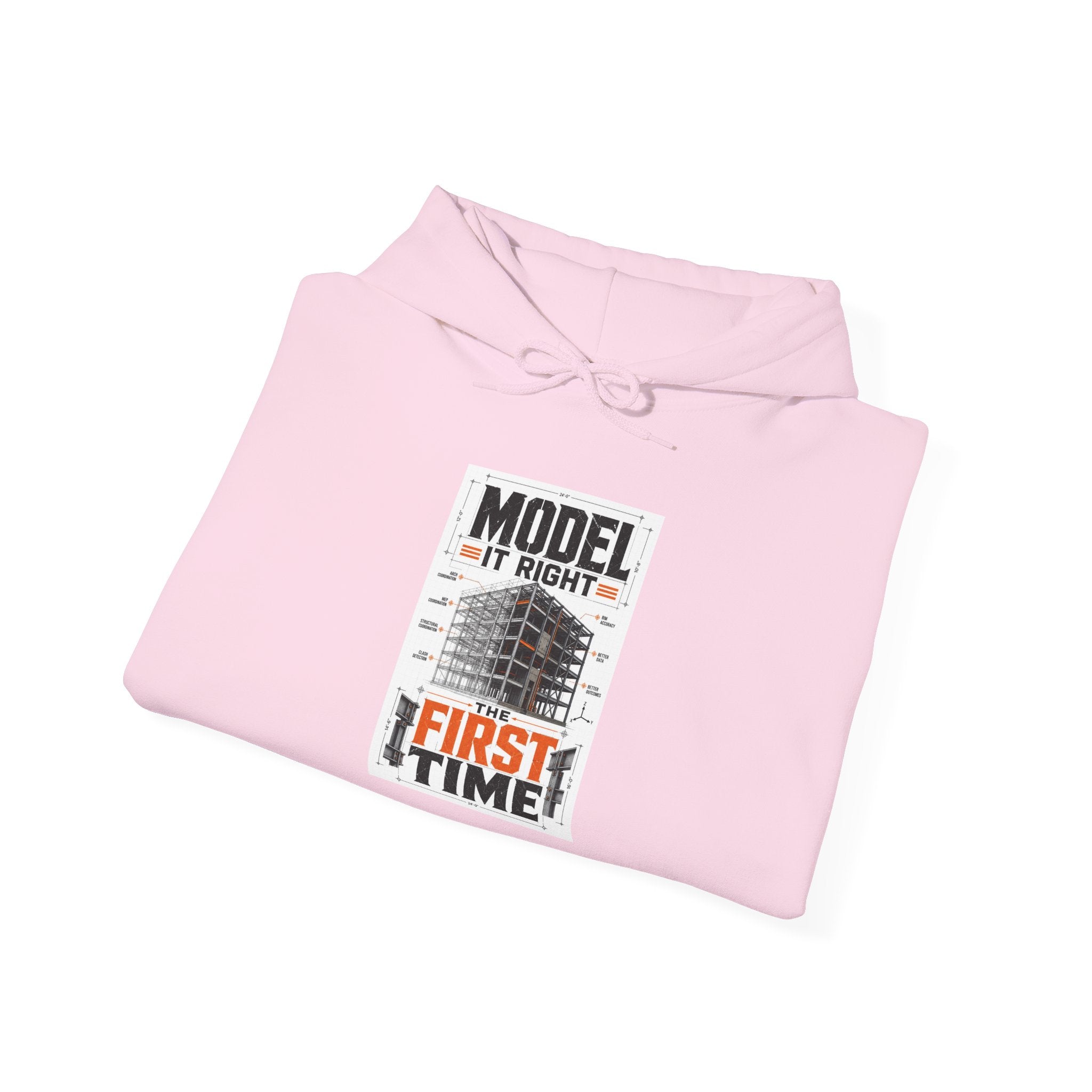 Model It Right Hoodie — NAN First Time Logo Pullover