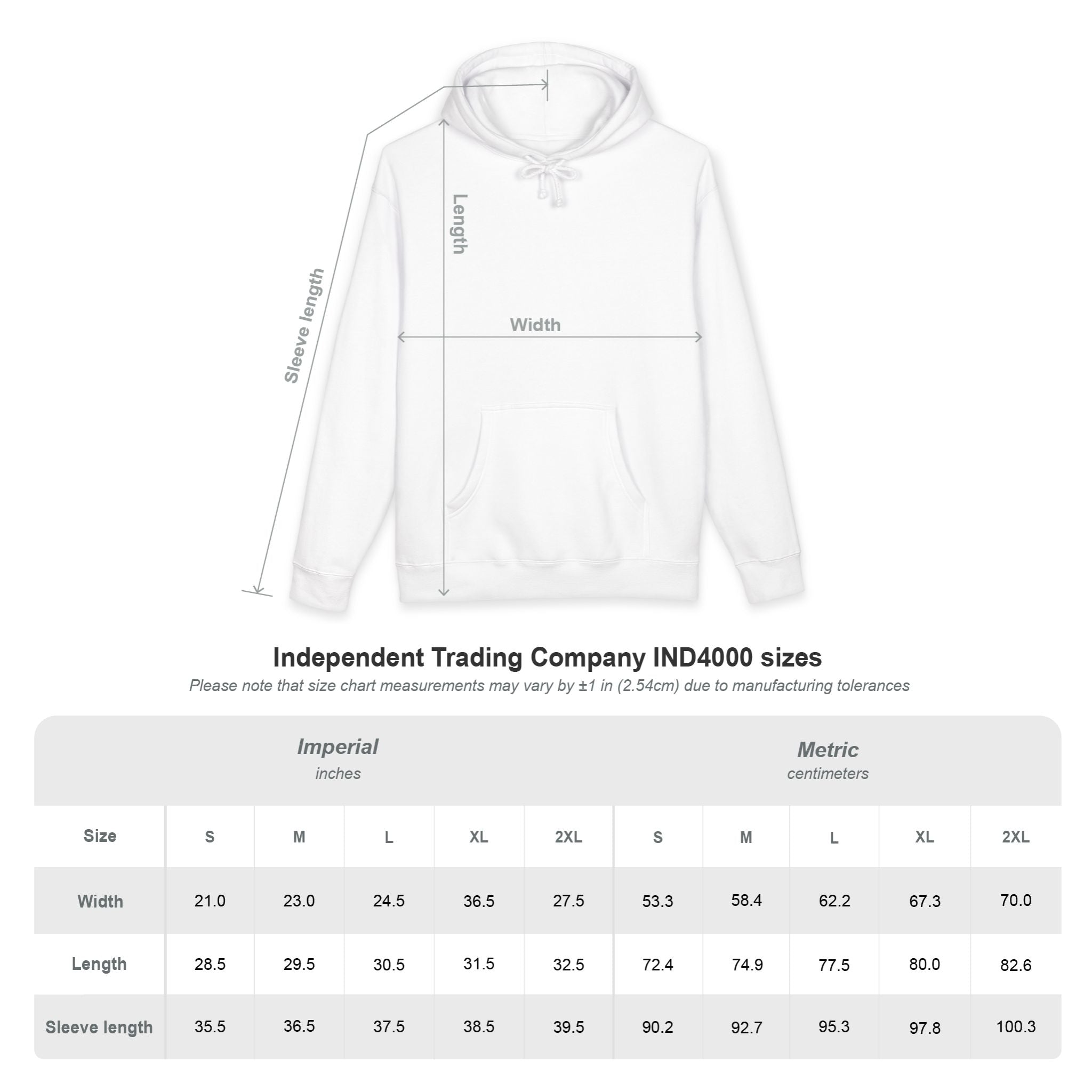 Hoodie — "Built From Experience" Minimalist Crew: Established 2026 Hooded Sweatshirt
