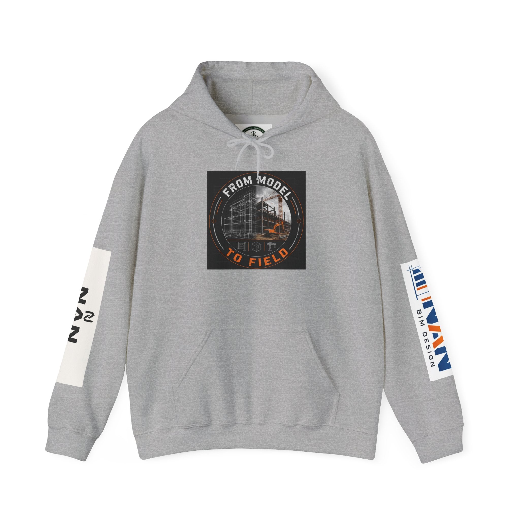 Hoodie — "From Model to Field" Branded Workwear