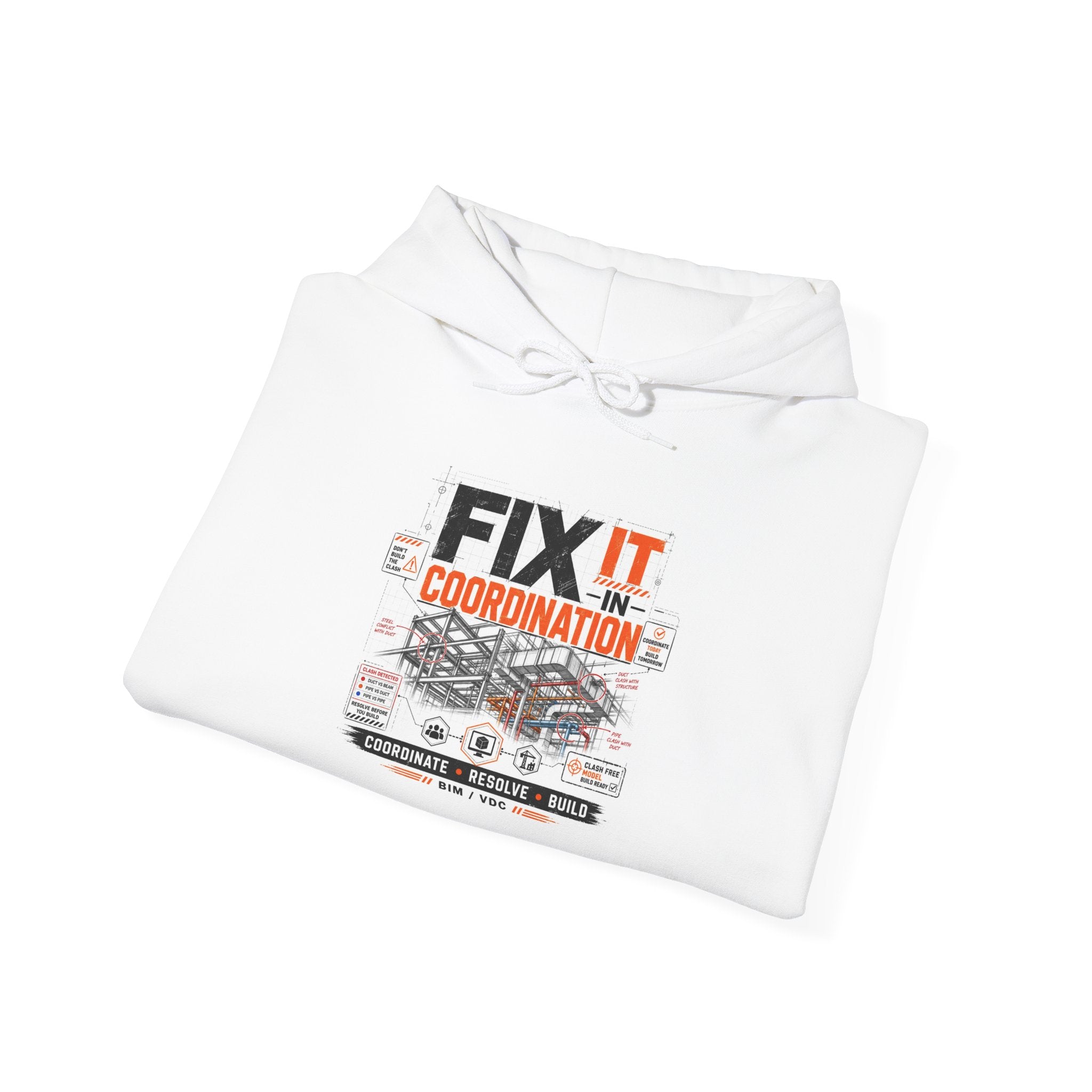 FIX IT IN CORDINATION Hoodie — NAN First Time Logo Pullover