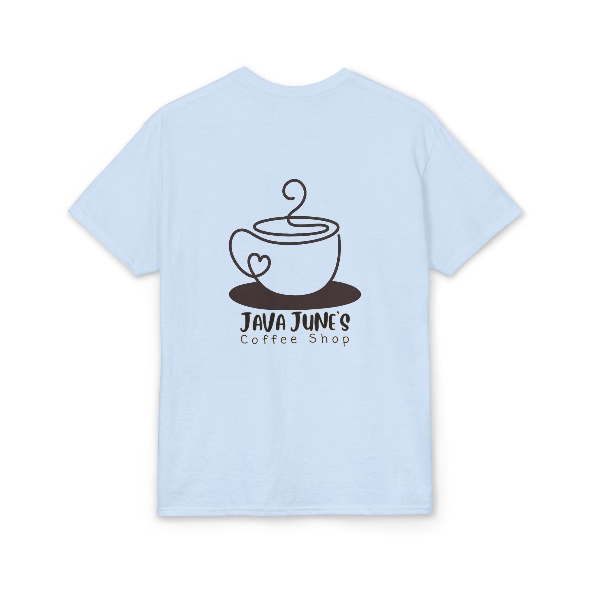 PREMIUM DRAFT Coffee Shop T-Shirt – "Java June's Coffee Shop" Logo Tee