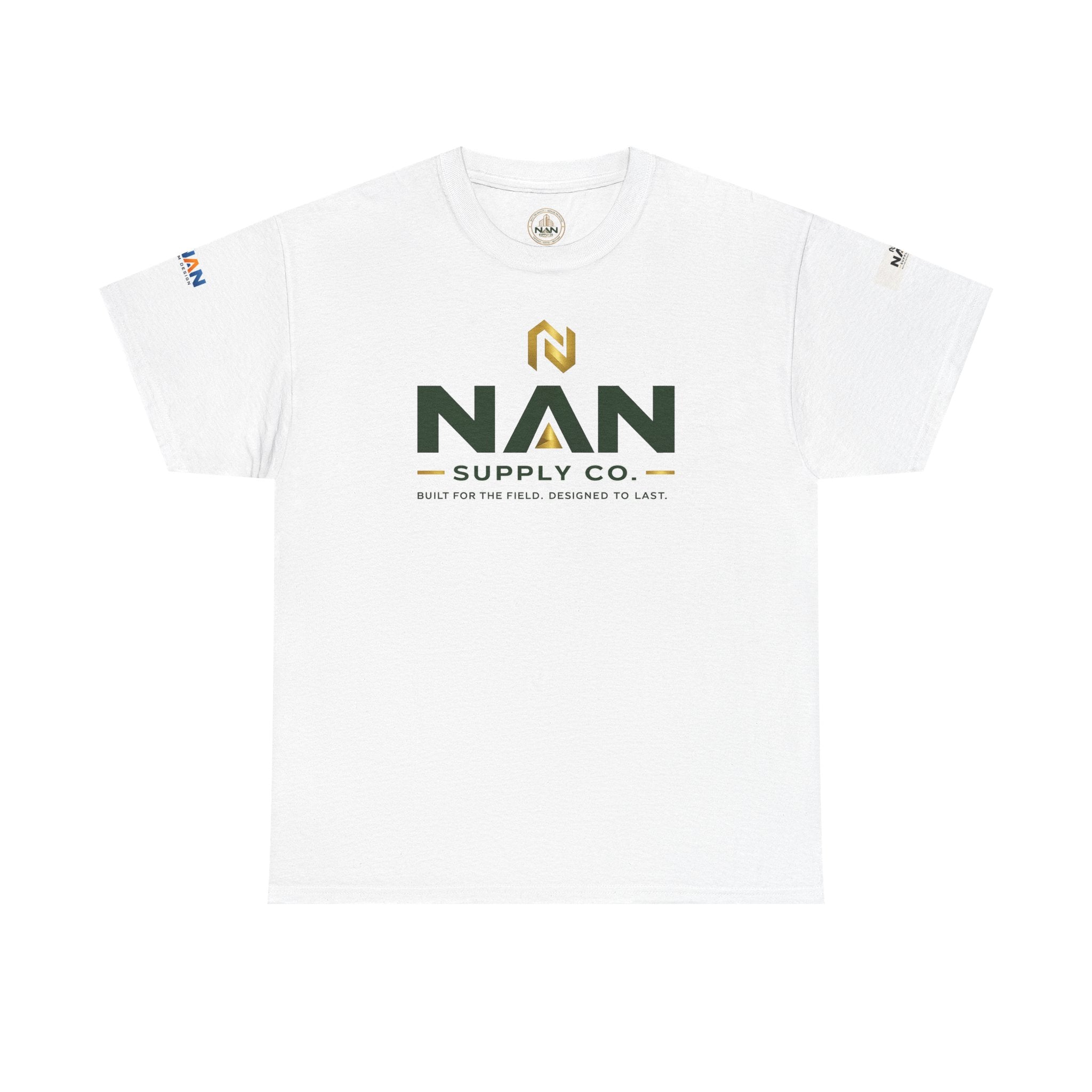 Nan Supply Co. Logo T‑Shirt — Construction Crew White Tee