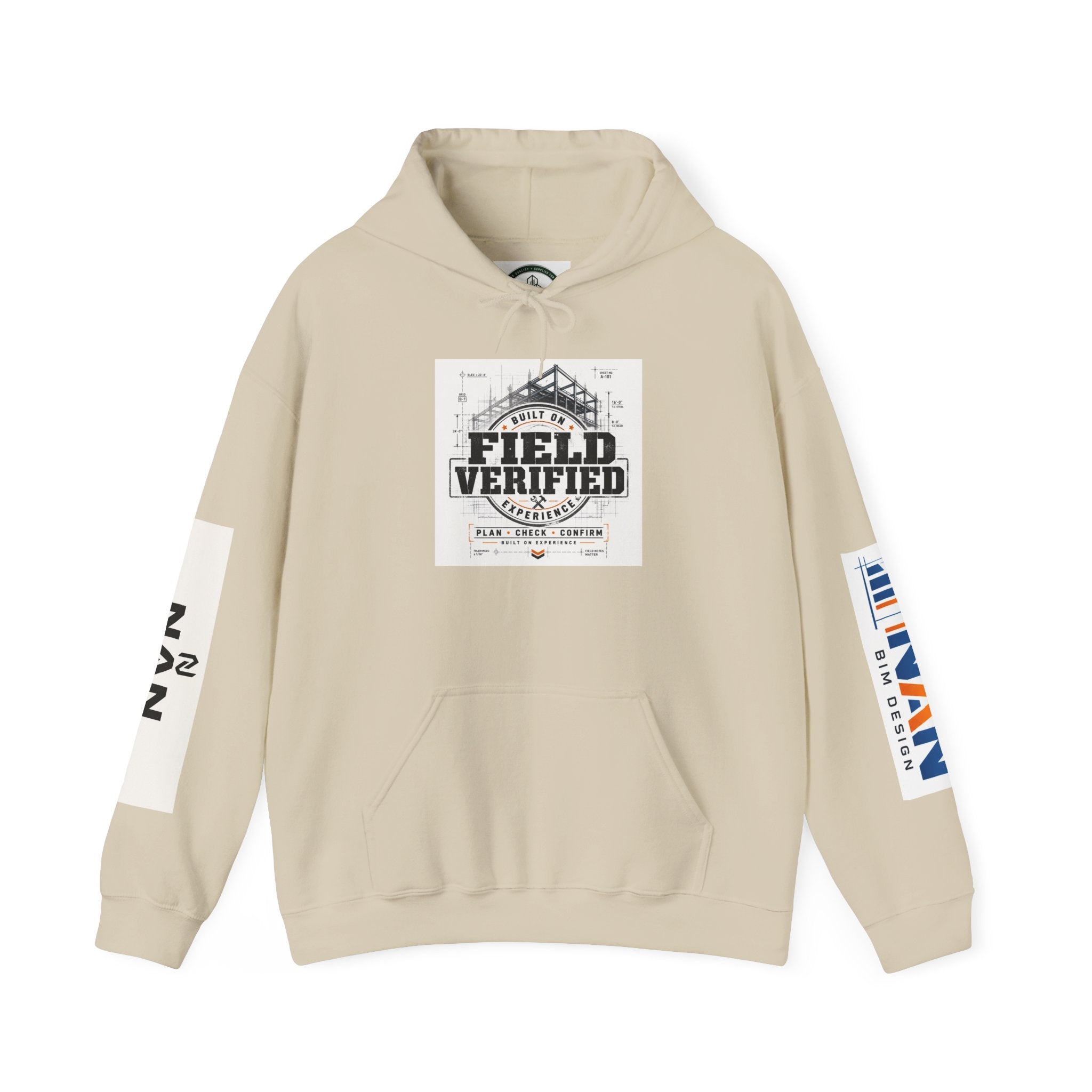 Field Verified Hoodie — NAN Construction Logo Hooded Sweatshirt