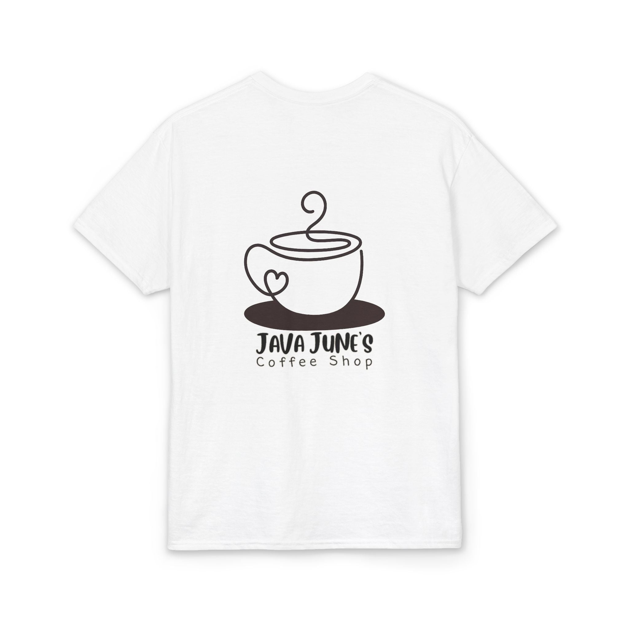 PREMIUM DRAFT Coffee Shop T-Shirt – "Java June's Coffee Shop" Logo Tee