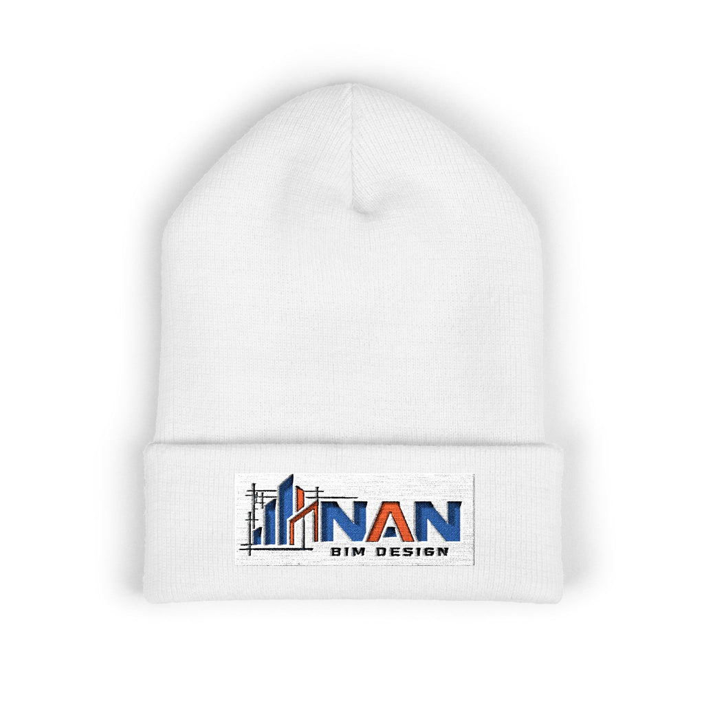 Embroidered "Nan" Classic Cuffed Beanie — Cozy Winter Hat for Grandmother Gifts
