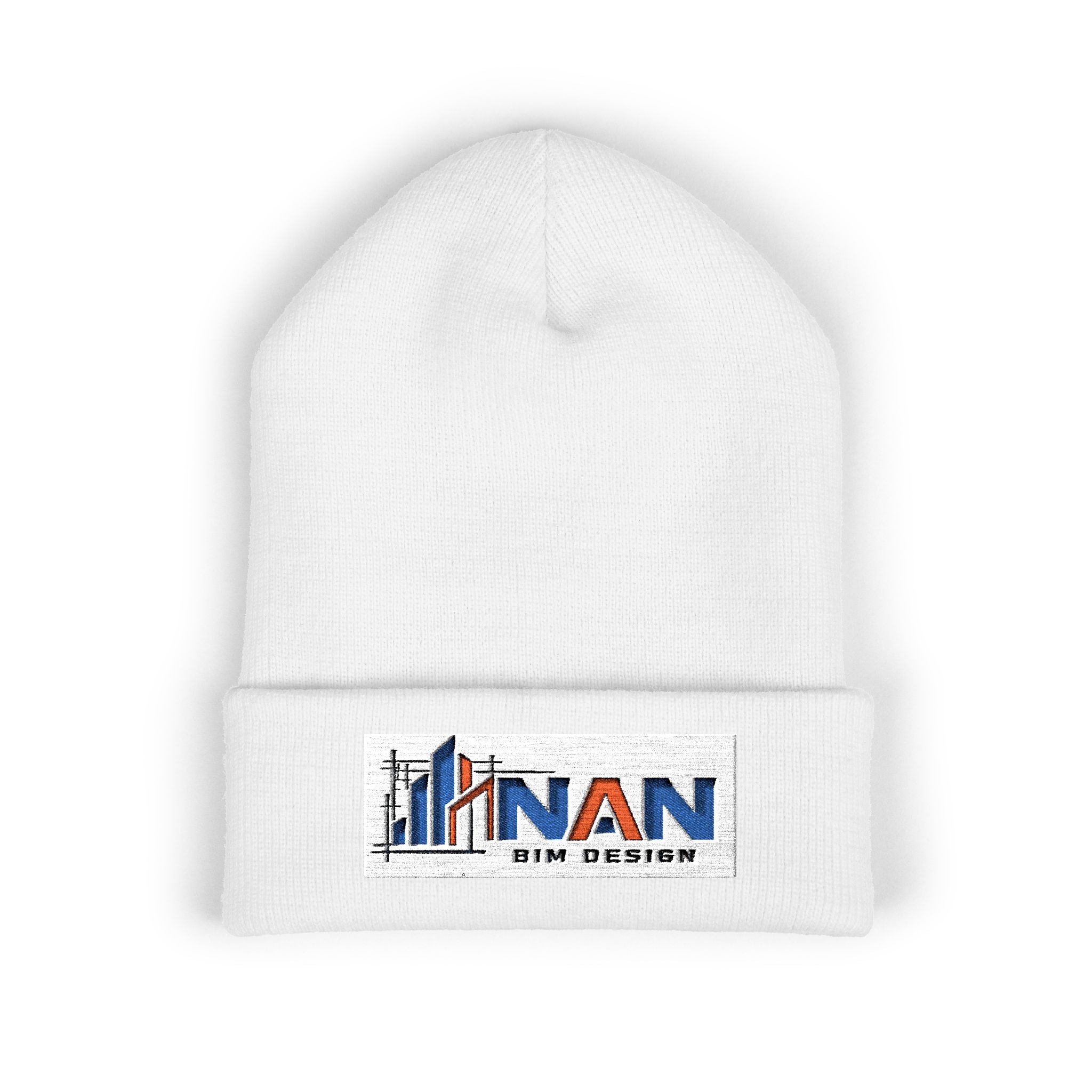 Embroidered "Nan" Classic Cuffed Beanie — Cozy Winter Hat for Grandmother Gifts