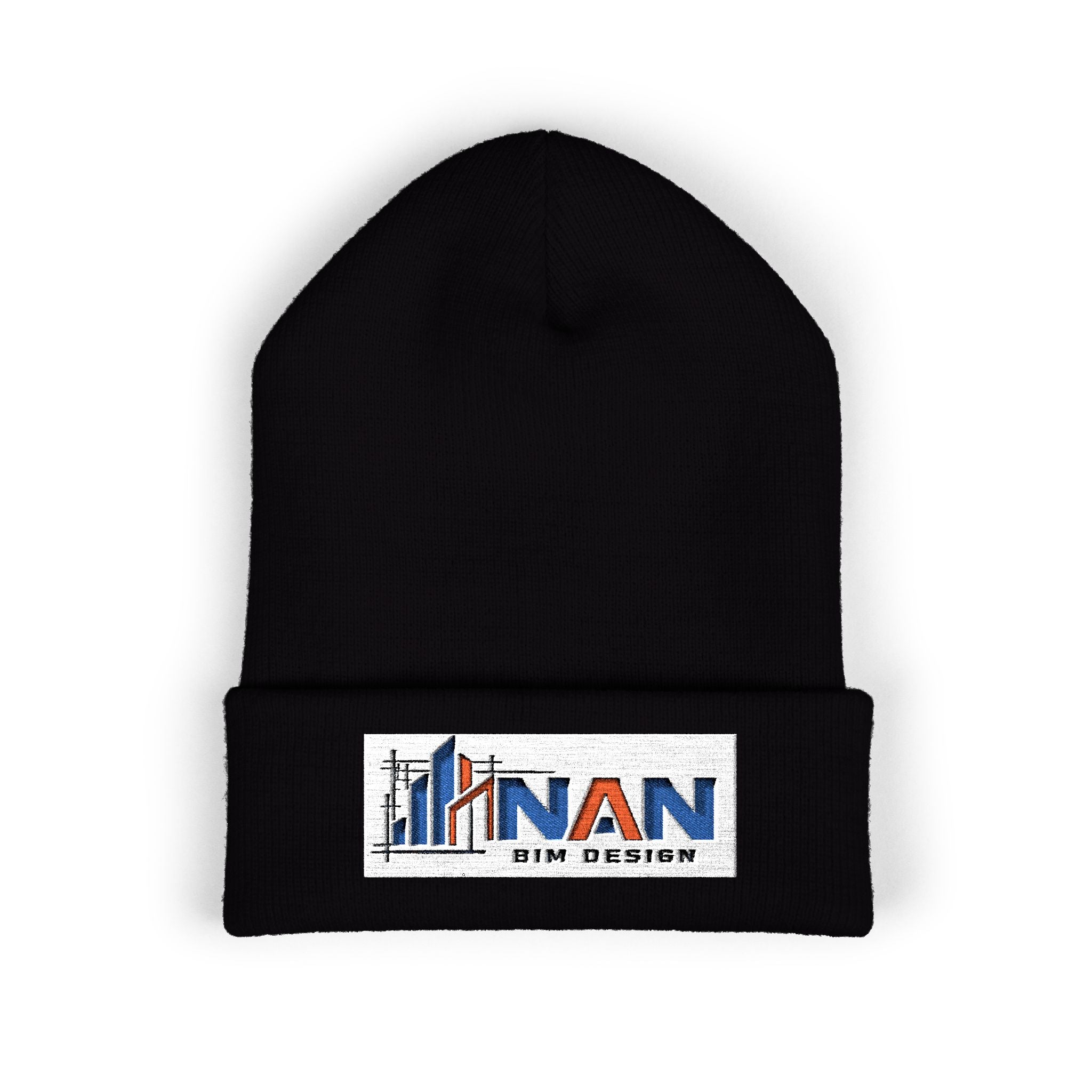 Embroidered "Nan" Classic Cuffed Beanie — Cozy Winter Hat for Grandmother Gifts