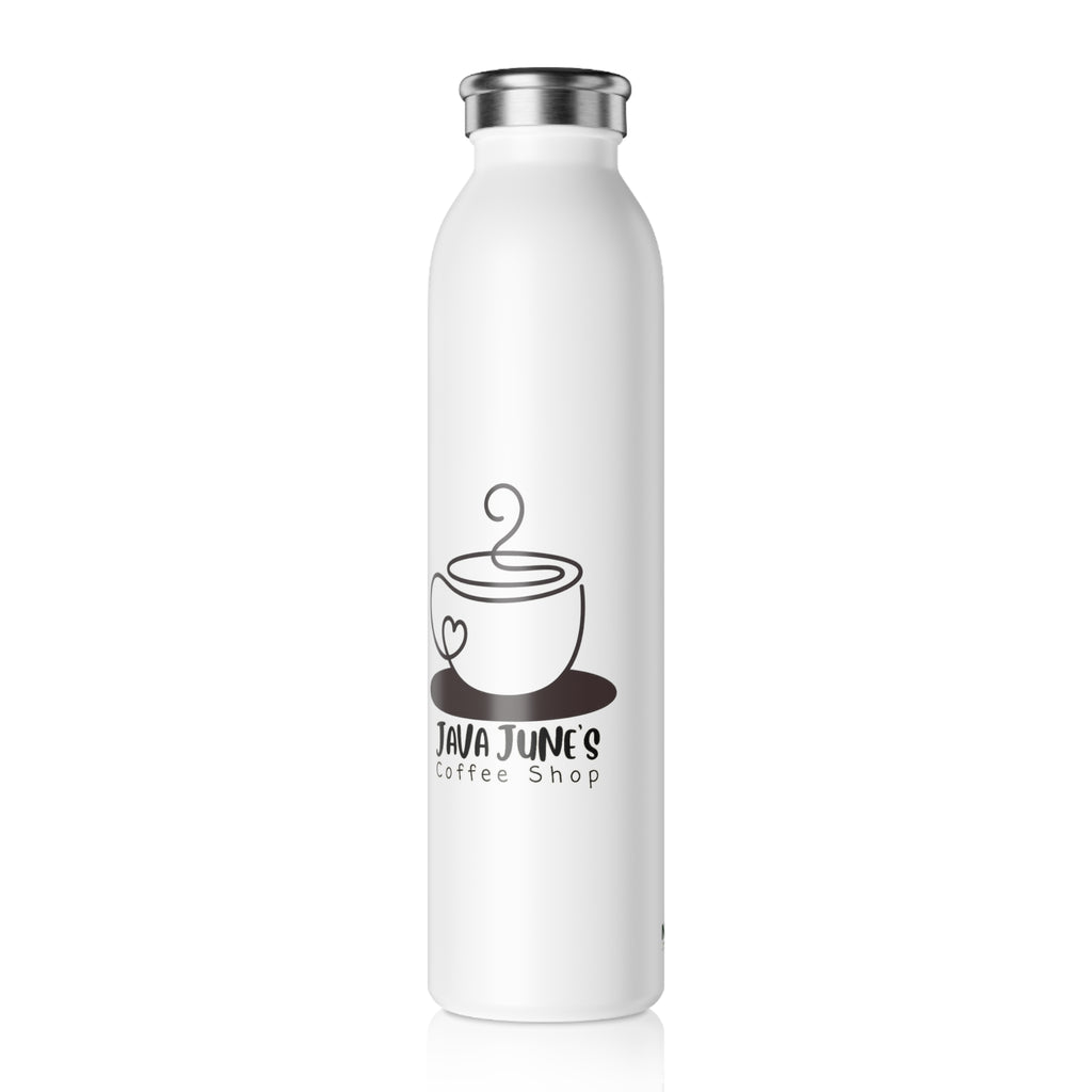 DRAFT Slim Water Bottle — "Java June's Coffee Shop" Branded Stainless Steel Bottle