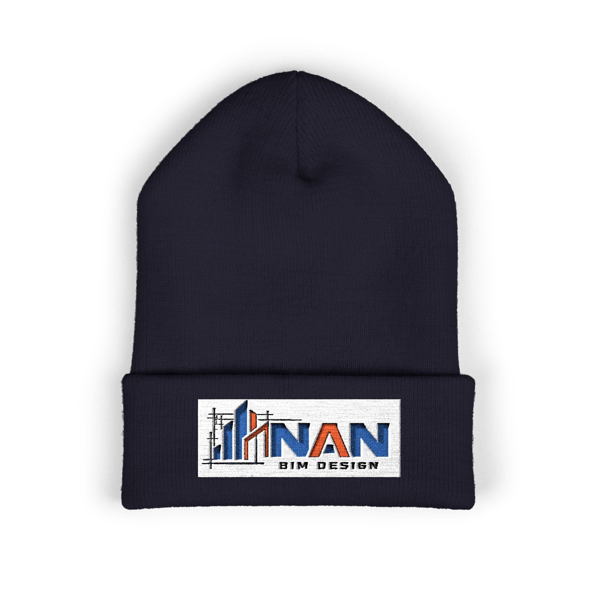 Embroidered "Nan" Classic Cuffed Beanie — Cozy Winter Hat for Grandmother Gifts