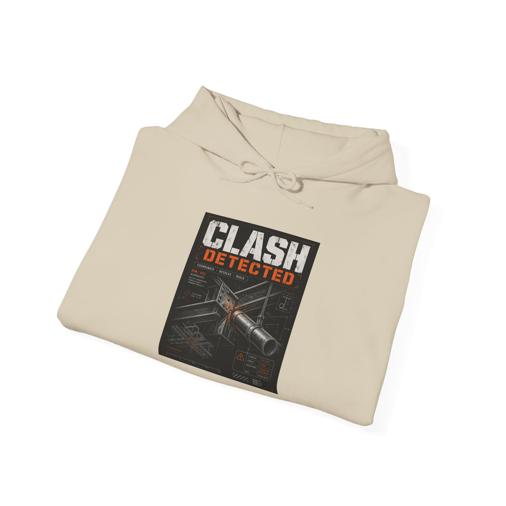 Clash Detected Graphic Hoodie — NAN Logo Streetwear