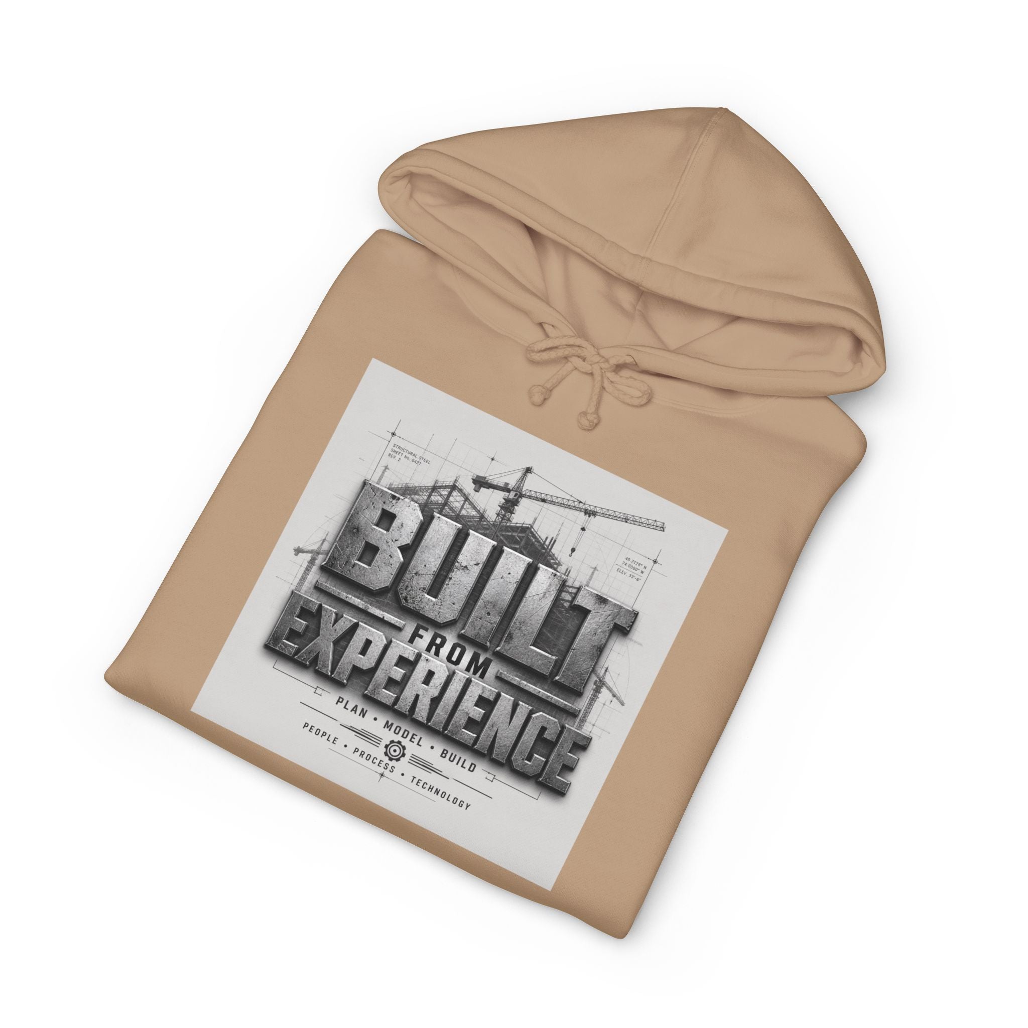 Hoodie — "Built From Experience" Minimalist Crew: Established 2026 Hooded Sweatshirt