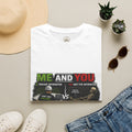 ME and YOU Contrast Graphic Tee — Funny Gamer vs Patient Design
