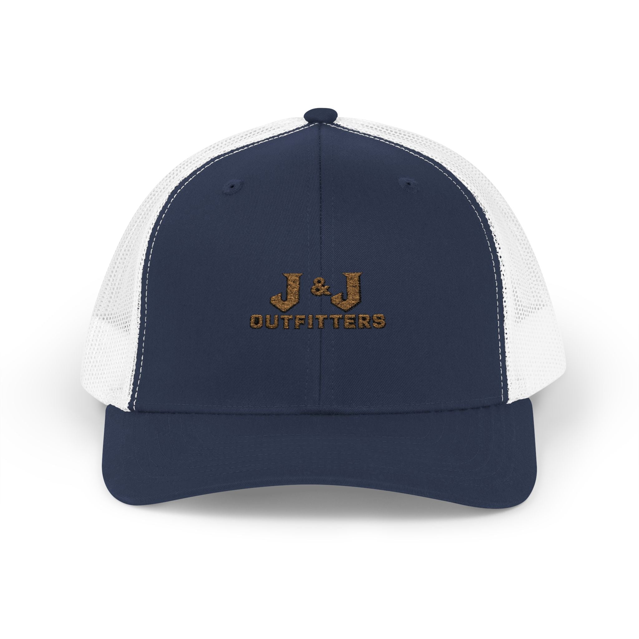 Trucker Cap - 'J & J Outfitters' Leopard Logo Snapback