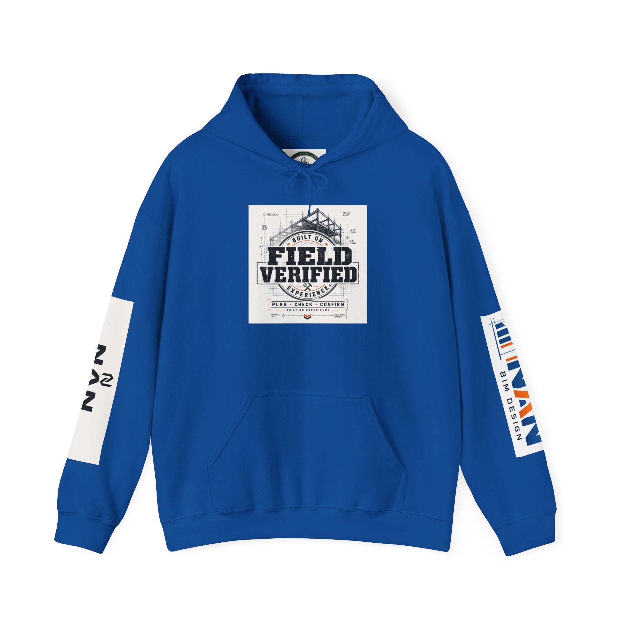Field Verified Hoodie — NAN Construction Logo Hooded Sweatshirt