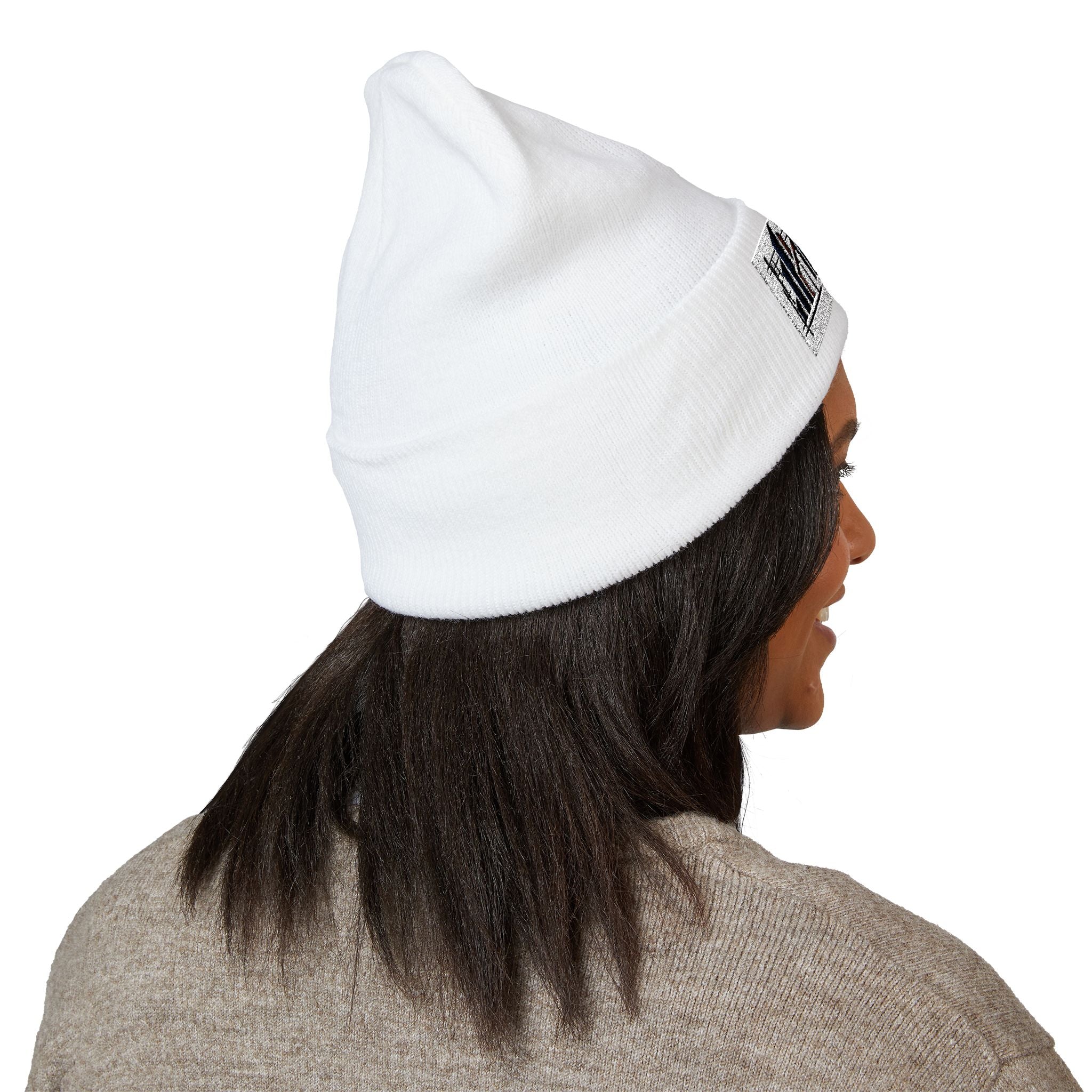 Embroidered "Nan" Classic Cuffed Beanie — Cozy Winter Hat for Grandmother Gifts