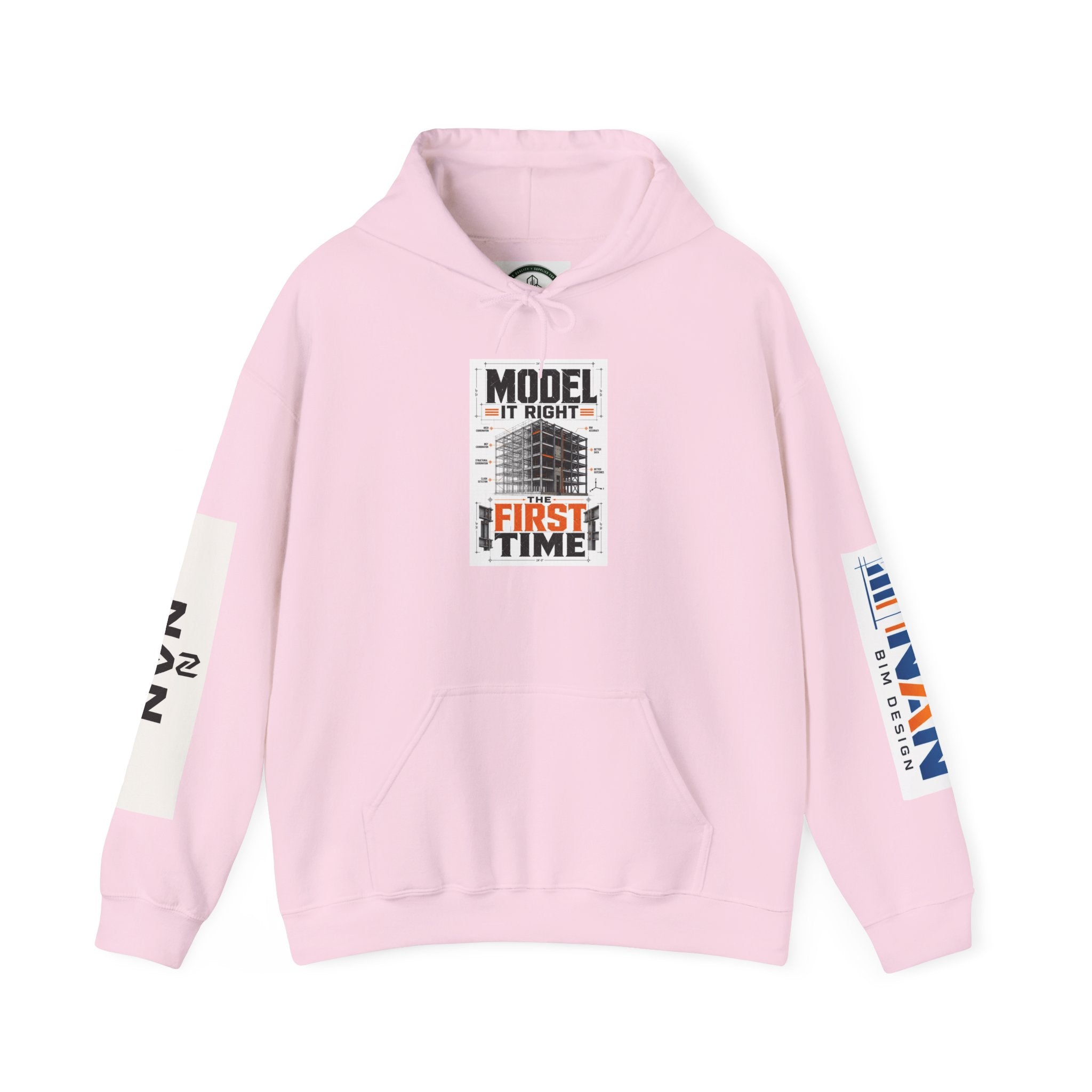 Model It Right Hoodie — NAN First Time Logo Pullover