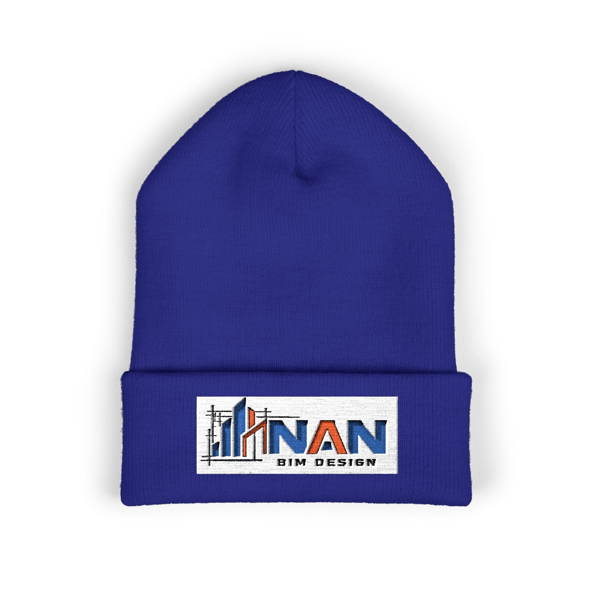 Embroidered "Nan" Classic Cuffed Beanie — Cozy Winter Hat for Grandmother Gifts