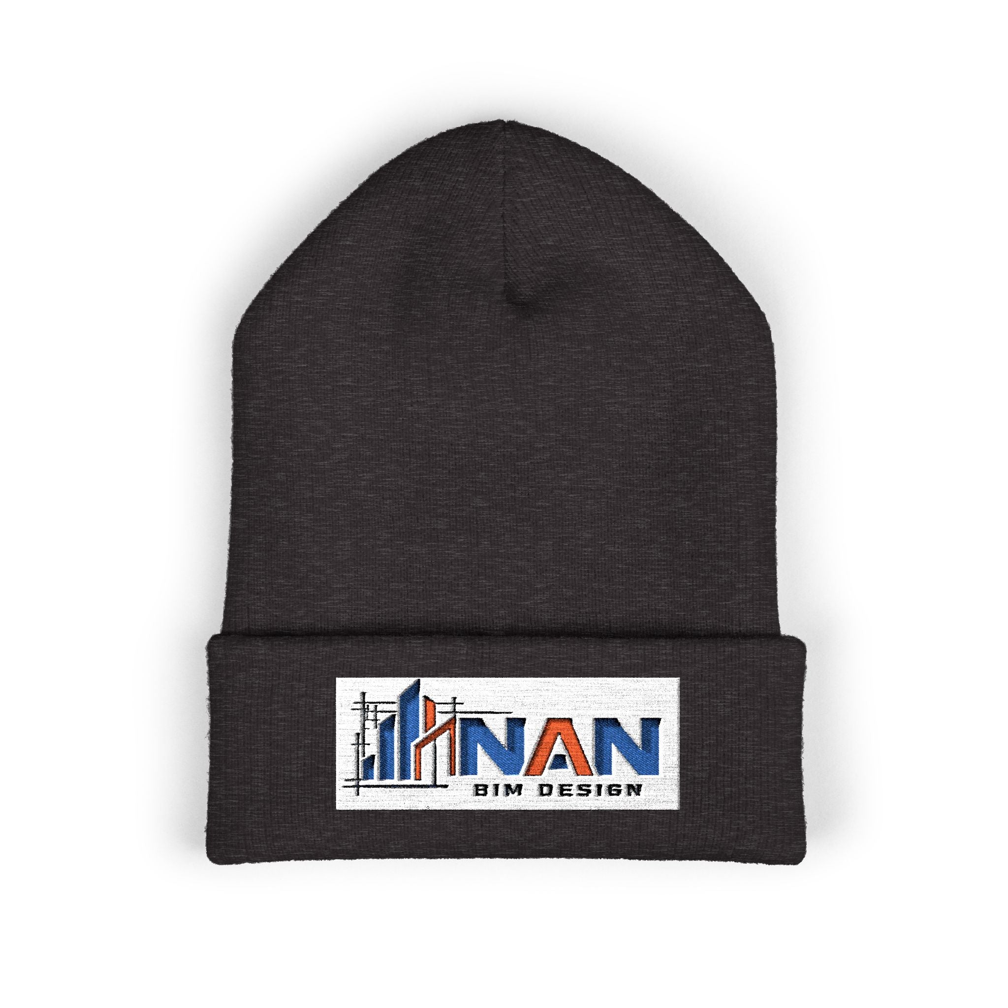 Embroidered "Nan" Classic Cuffed Beanie — Cozy Winter Hat for Grandmother Gifts