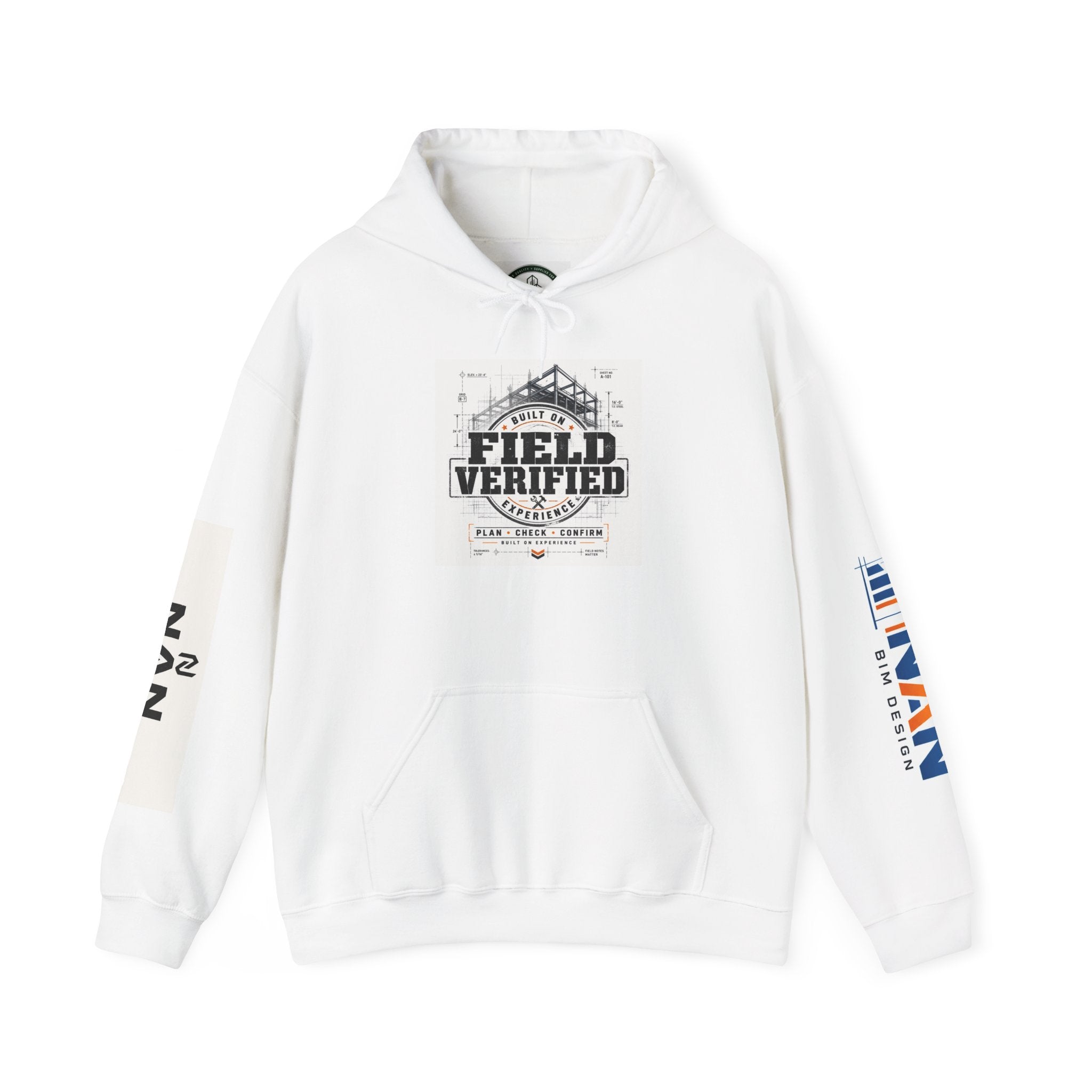 Field Verified Hoodie — NAN Construction Logo Hooded Sweatshirt