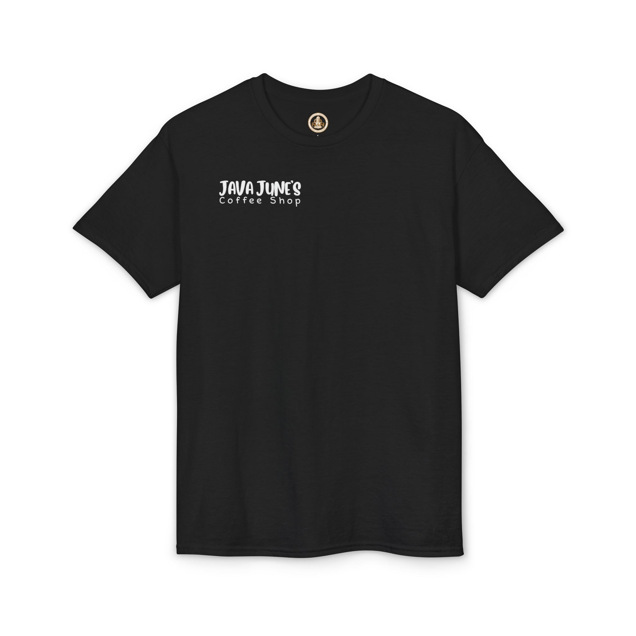 PREMIUM DRAFT Coffee Shop T-Shirt – "Java June's Coffee Shop" Logo Tee