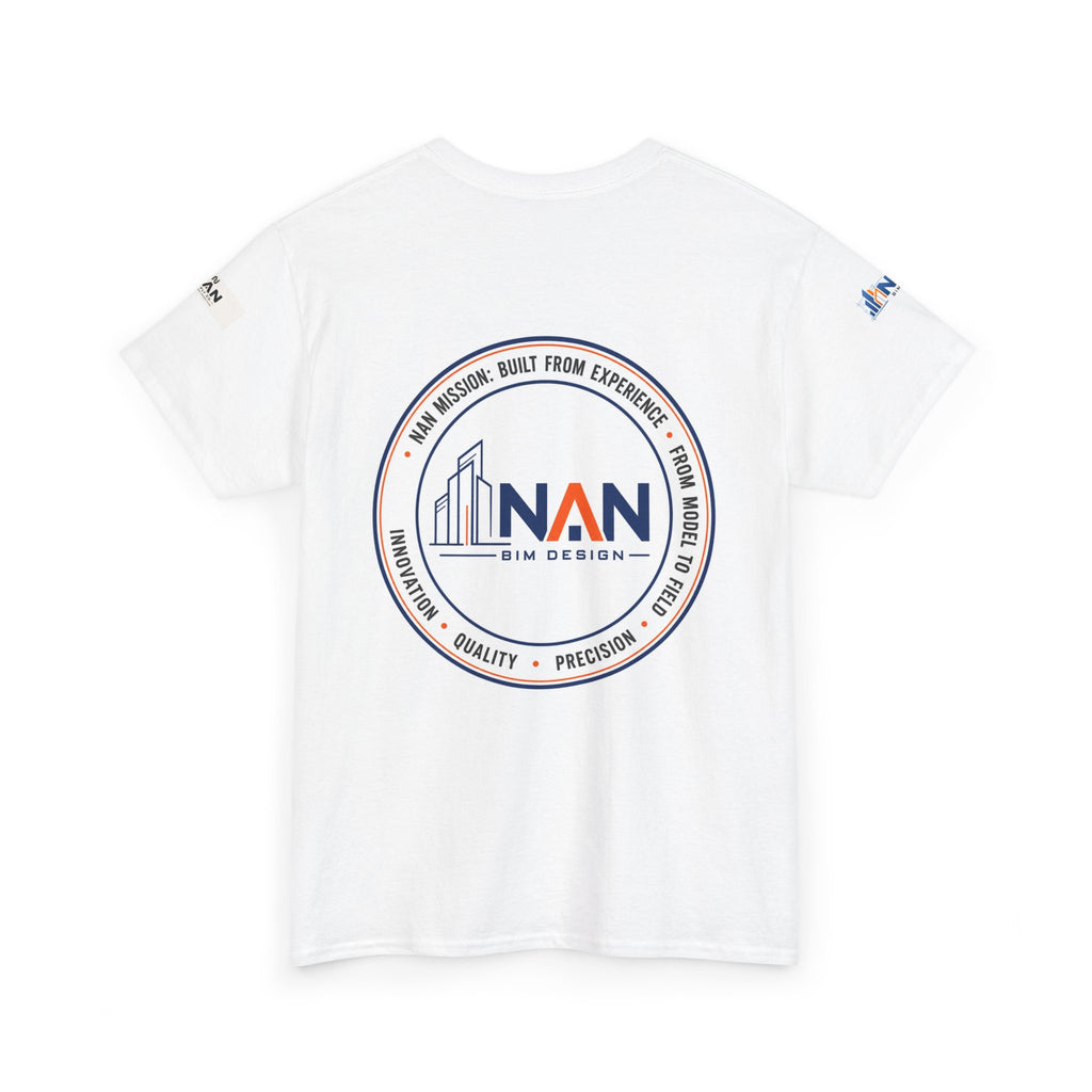 Nan Supply Co. Logo T‑Shirt — Construction Crew White Tee