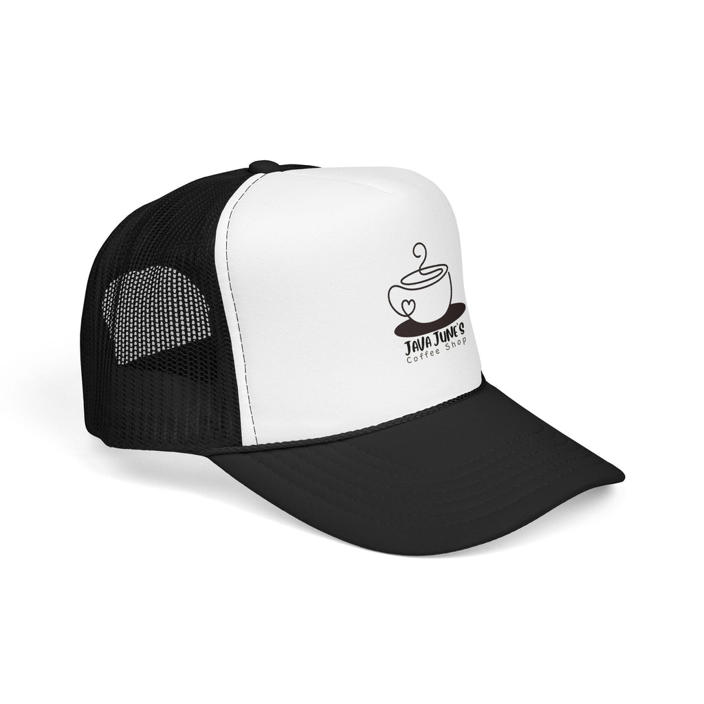 Coffee Shop Trucker Hat – Java June’s Logo Foam Cap