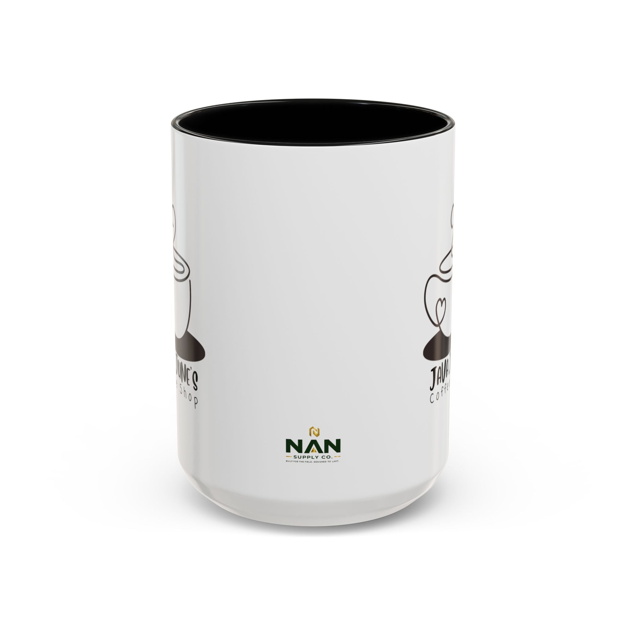 Java June’s Coffee Shop Accent Mug — 11/15oz Ceramic Coffee Cup