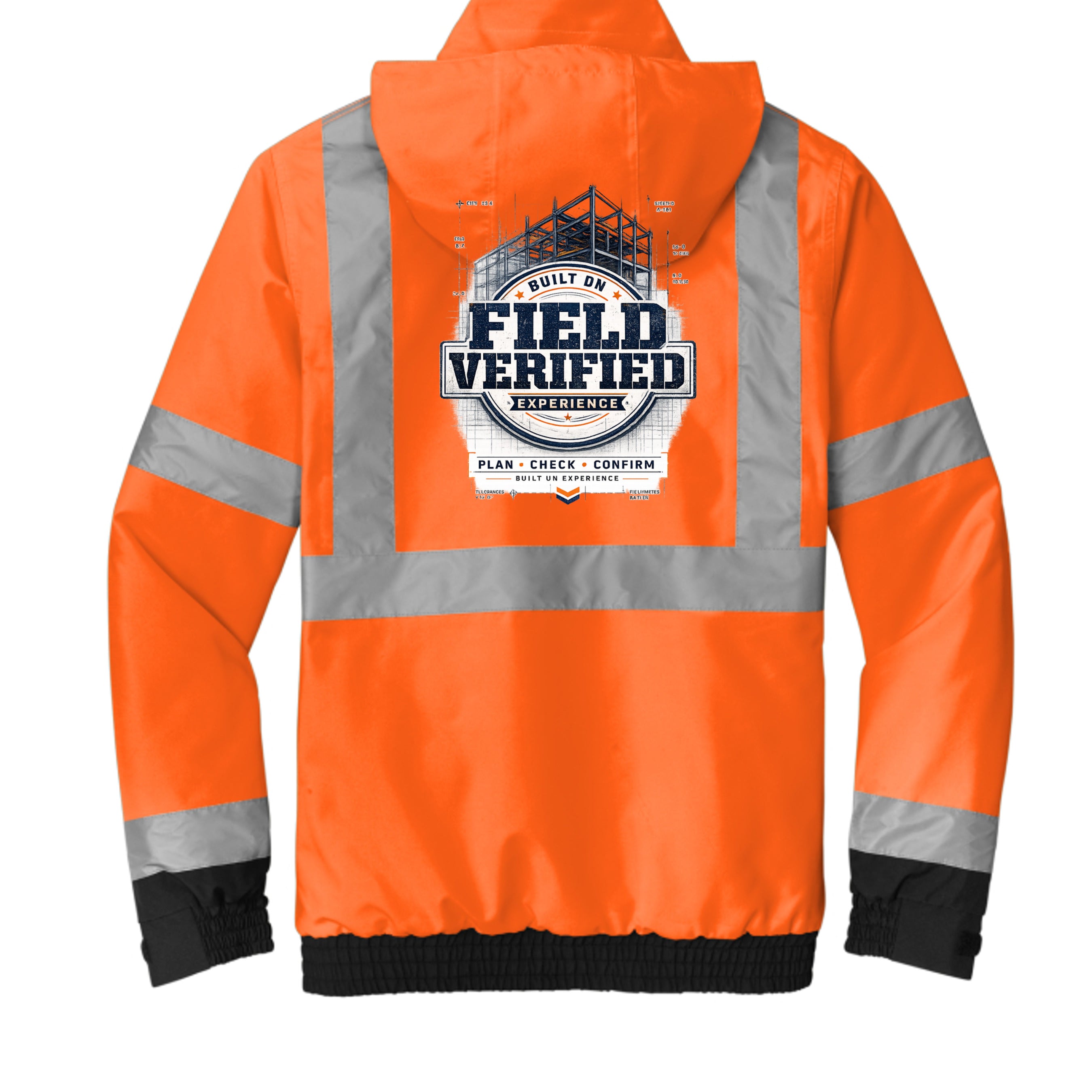 Safety Orange - CSJ500 - BACK